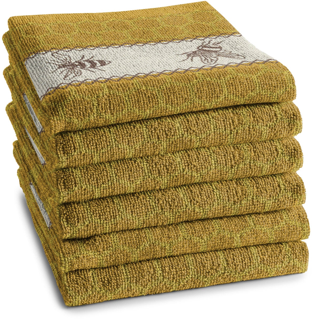 DDDDD Geschirrtuch "DDDDD Küchentuch Bees 50 x 55 (6er-Pack)" schnell trock günstig online kaufen