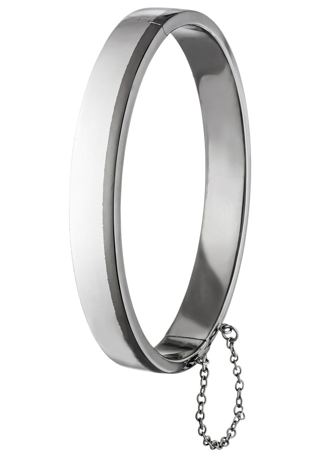 oval mit BAUR Silber Armreif, schwarzem | Streifen JOBO kaufen 925