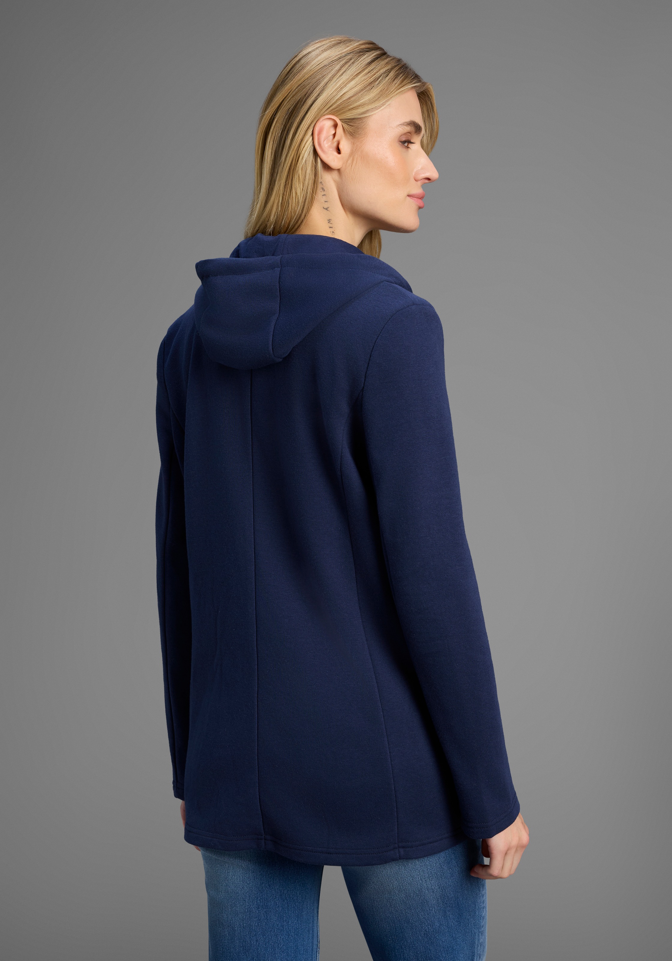 KangaROOS Sweatblazer, mit abknöpfbarer Kapuze günstig online kaufen