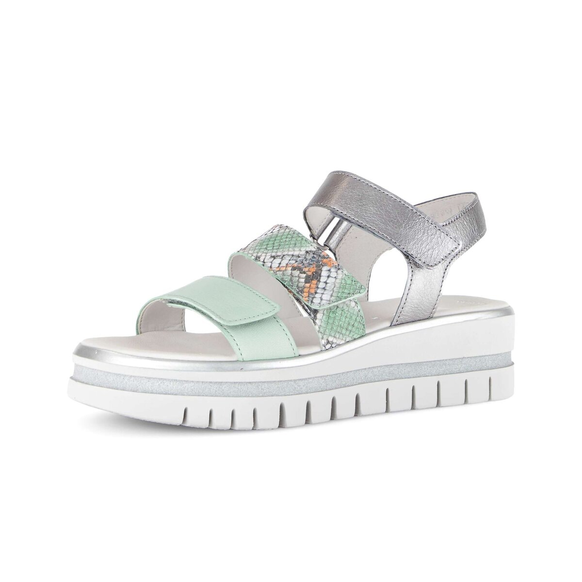 Gabor Plateausandaletten »Plateau Sandale Materialmix Leder«