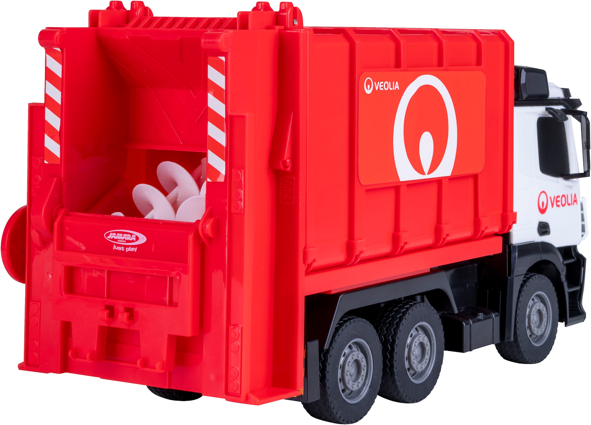 Jamara RC-LKW »Müllwagen Mercedes-Benz Antos 2,4GHz« LED-Licht vorne; Maßstab 1:26