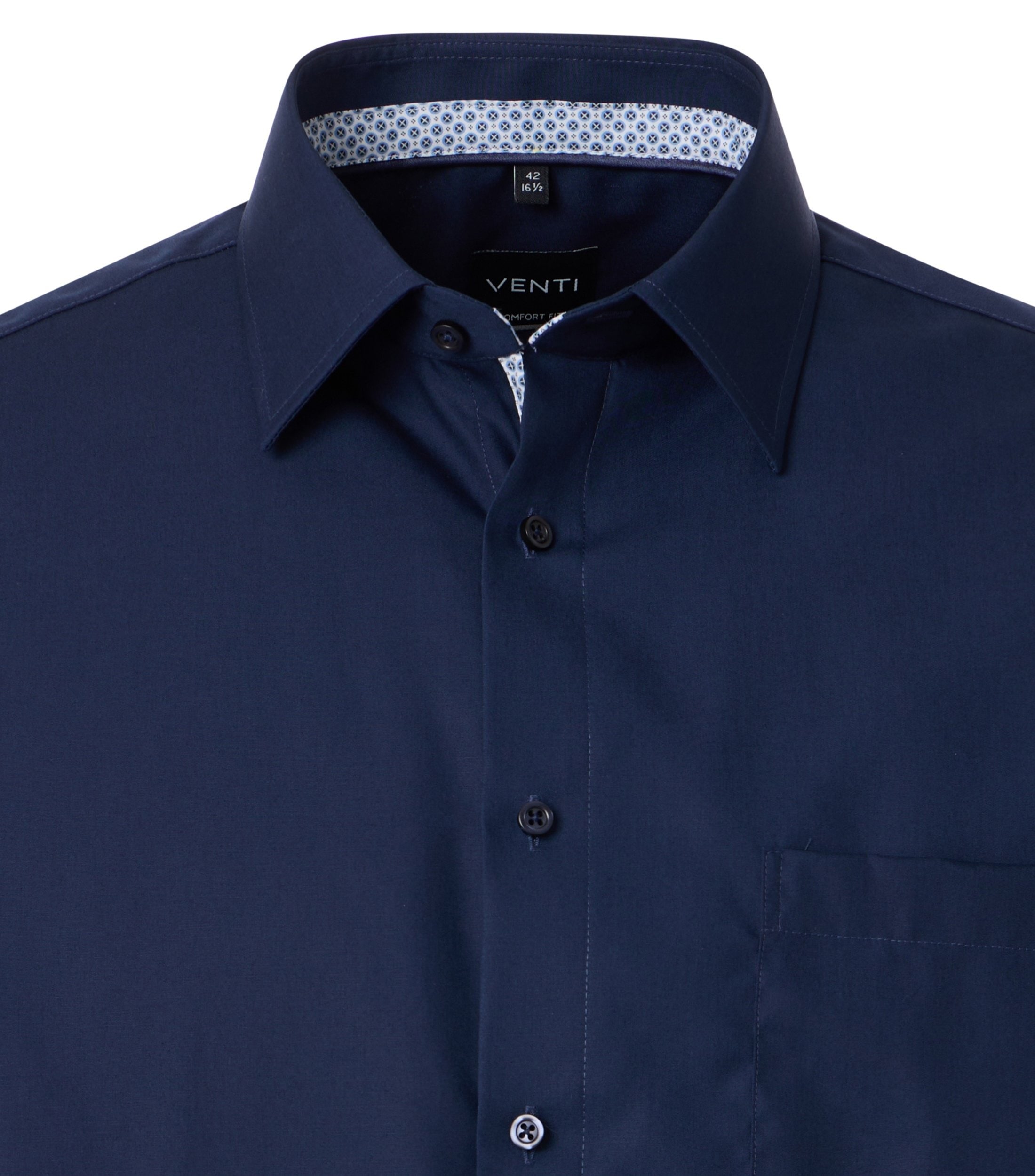 VENTI Business Shirt Long Sleeve 72cm Dark Blue 4