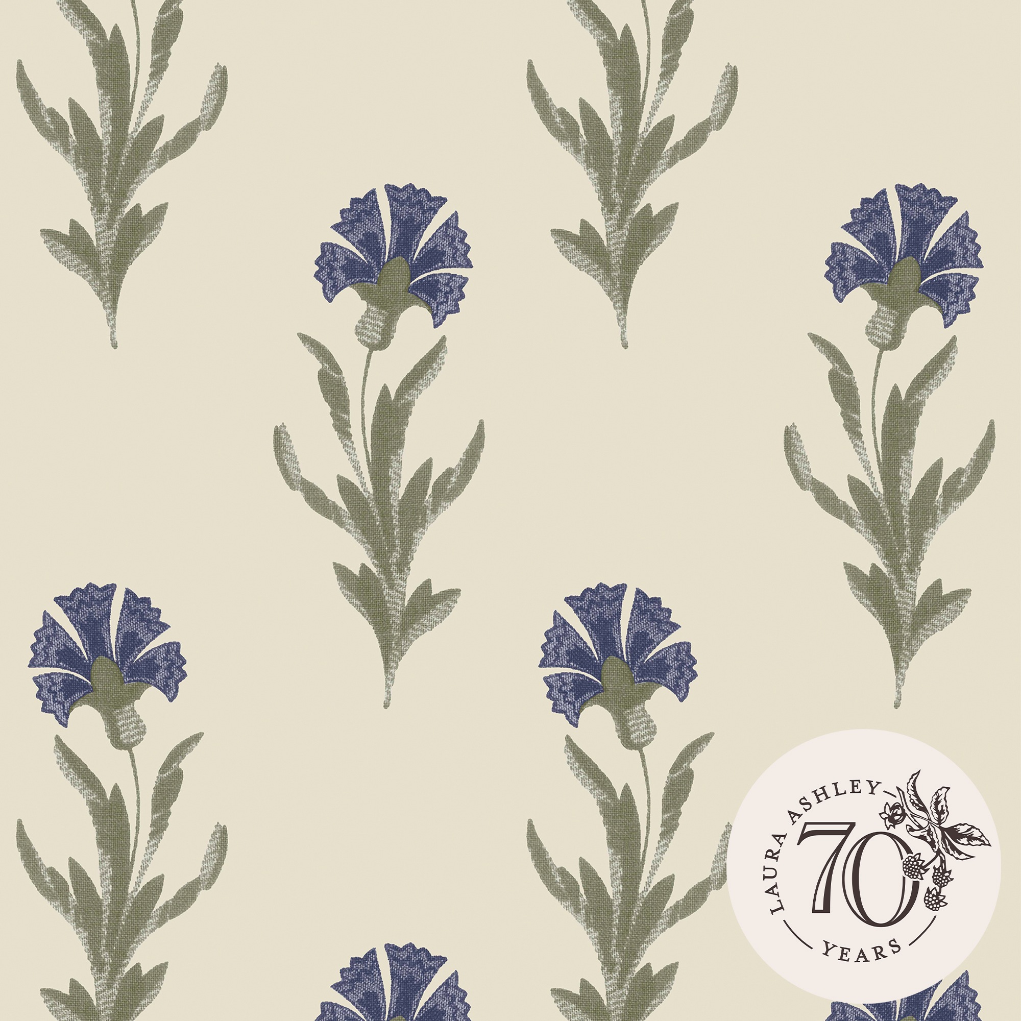 LAURA ASHLEY Vliestapete »Dandelion«, geblümt, 10mx52cm (ca. 5m2)