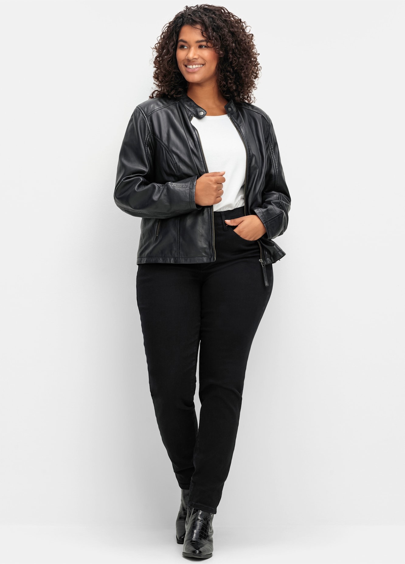 Sheego Stretch-Jeans 1 Stk. tlg. günstig online kaufen