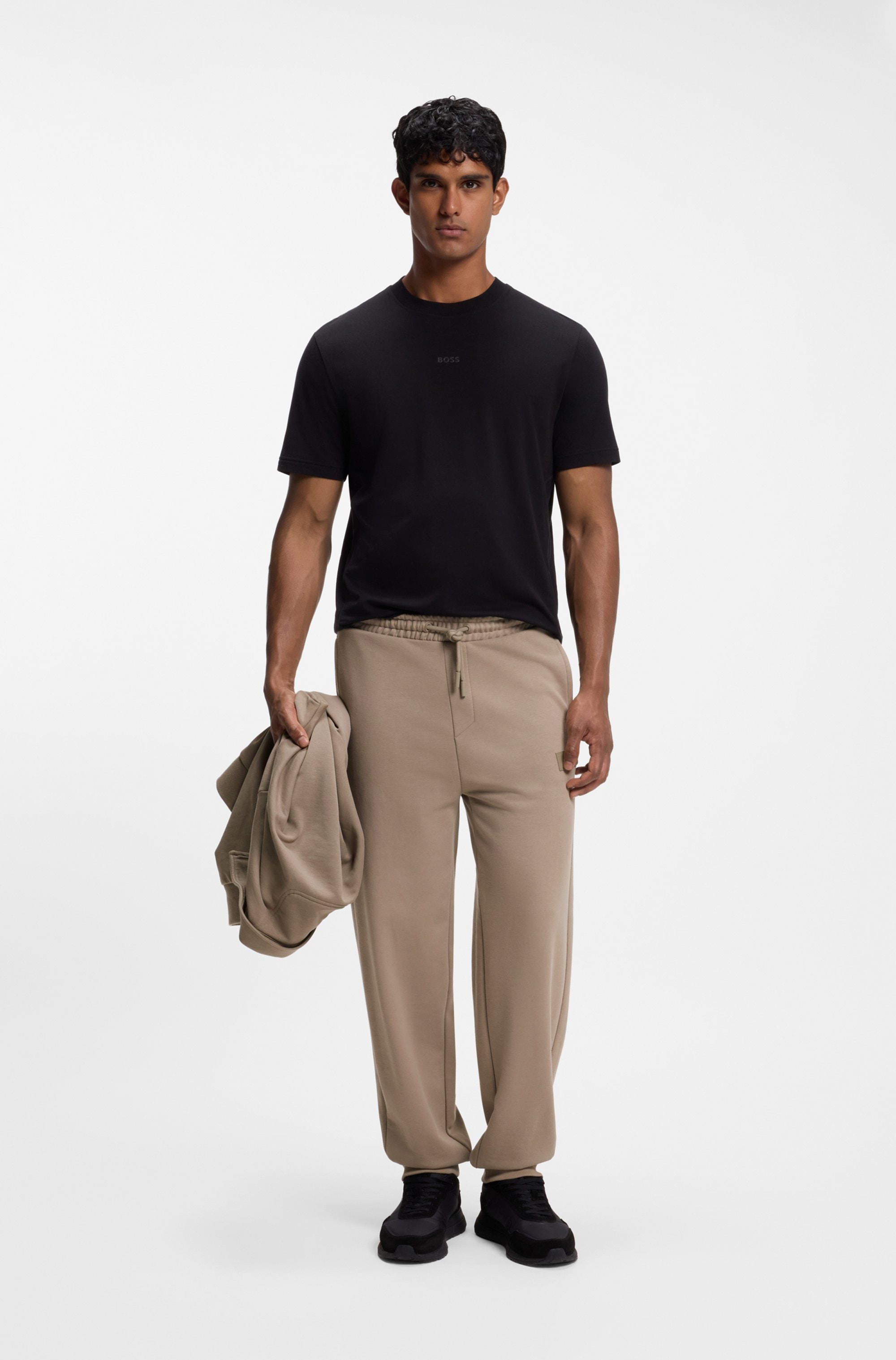 BOSS GREEN Sweathose  elastischer Bund, Relaxed Fit, Baumwoll-Mix