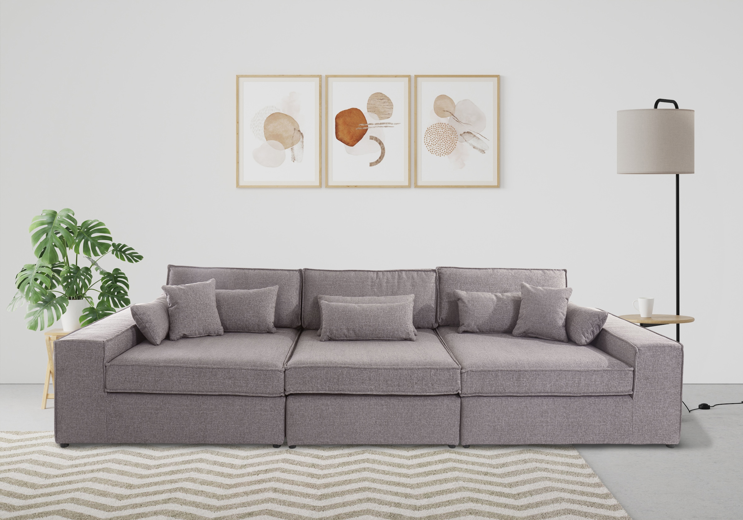 OTTO home 3-Sitzer "Enid" 3 Teile, bestehend aus Modulen, in vielen Bezügen, auch in Breitcord