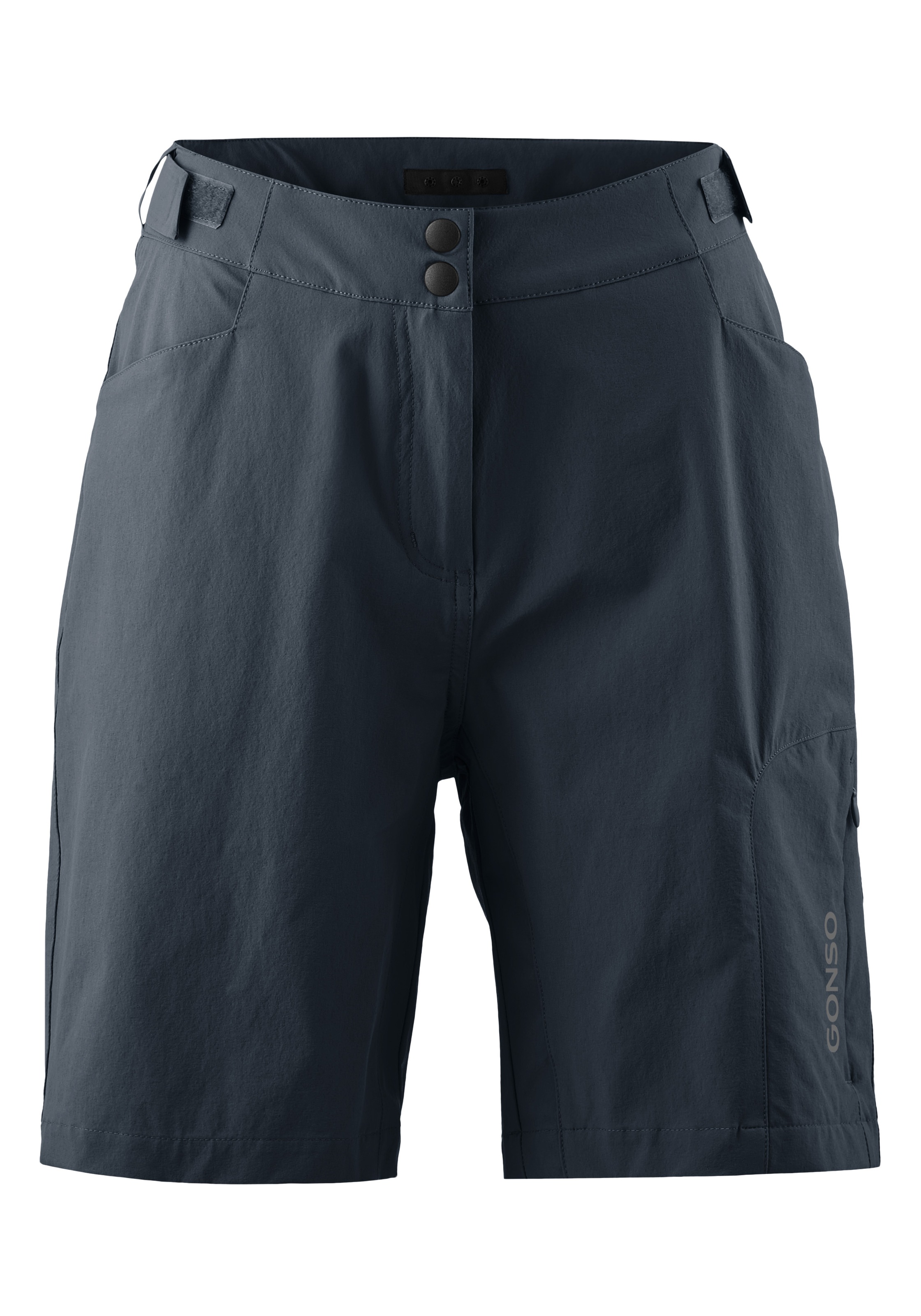 Gonso Fahrradhose "Adventure Shorts W" Damen Radhose mit einknöpfbarer Radu günstig online kaufen