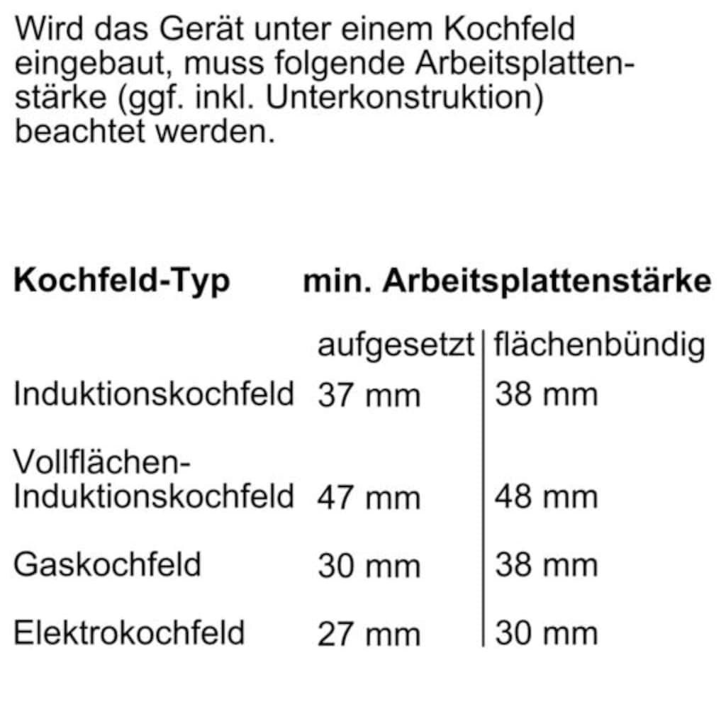 NEFF Einbaubackofen »B45CR20N0«, N 70, B45CR20N0, mit Teleskopauszug nachrüstbar, easyClean