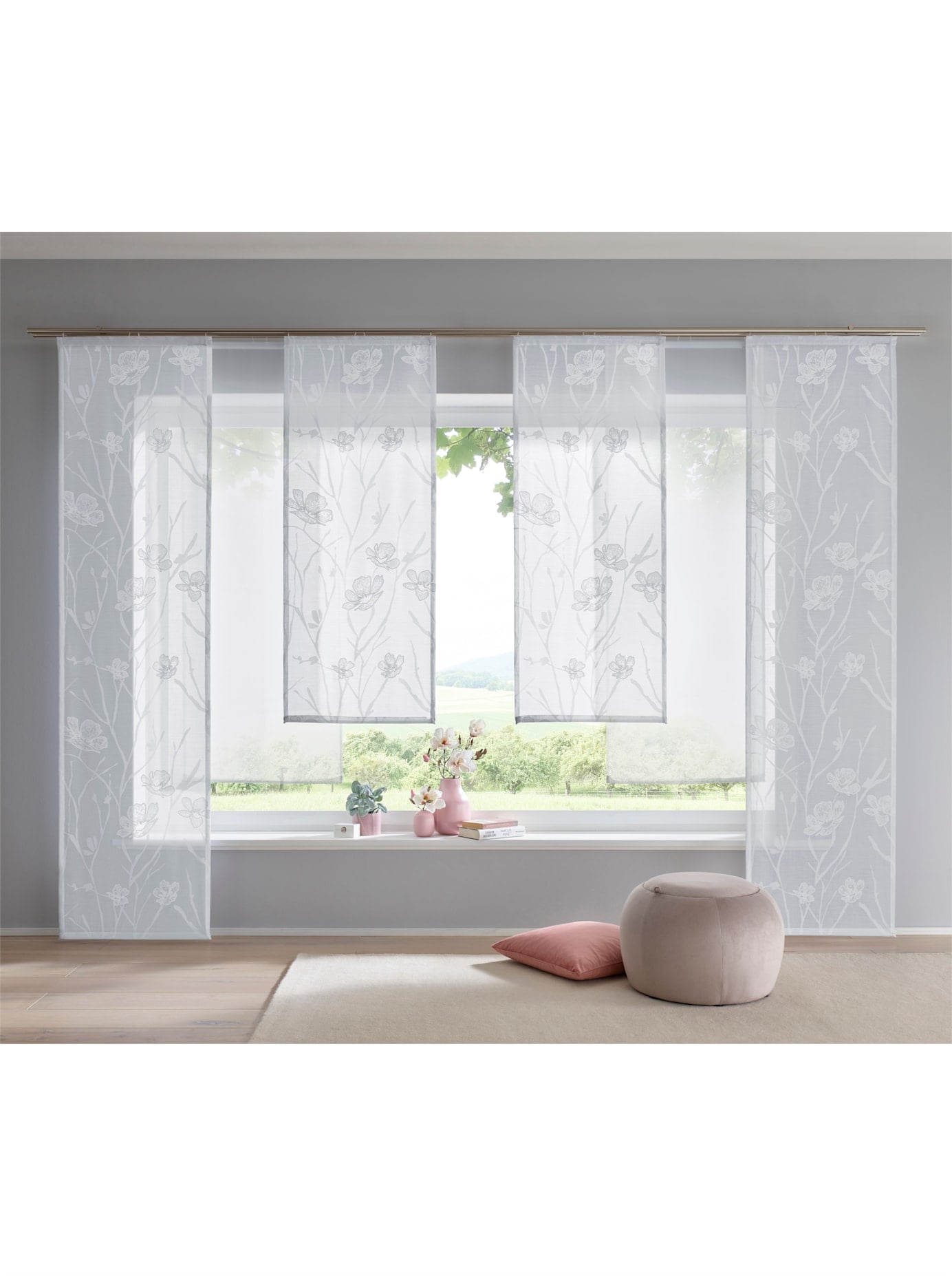 heine home Schiebegardine Klettschiene 1 Stk. tlg. günstig online kaufen