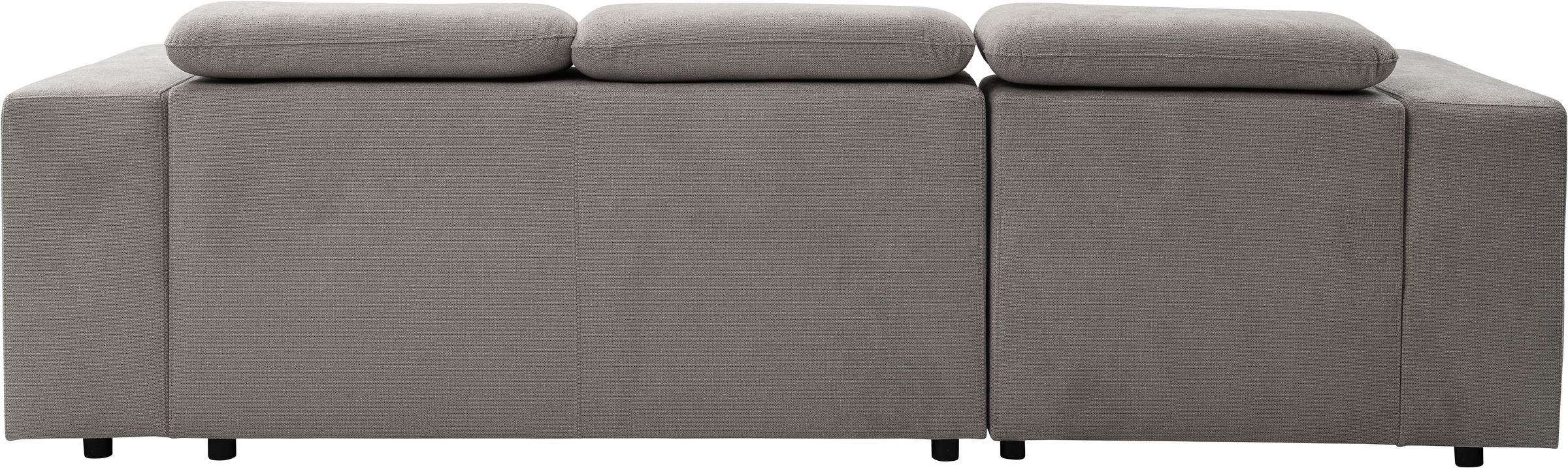 WERK2 Ecksofa »Cherry, modernes Sofa mit Komfortfunktionen, Breite 270cm, L-Form,«, bequem, mit verstellbaren Kopfteilen, Schlaffunktion und Bettkasten