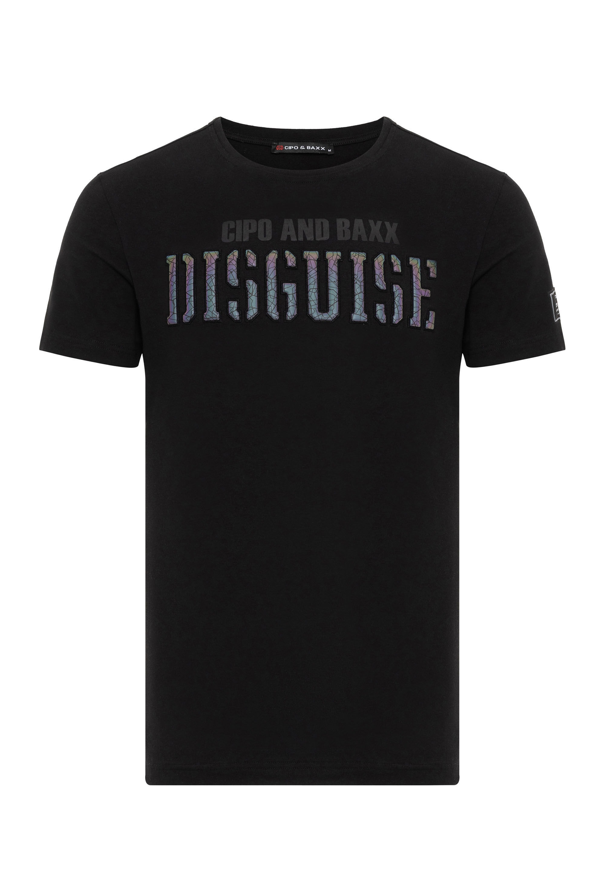 Cipo & Baxx T-Shirt "T-Shirt" mit Rundhals-Ausschnitt günstig online kaufen