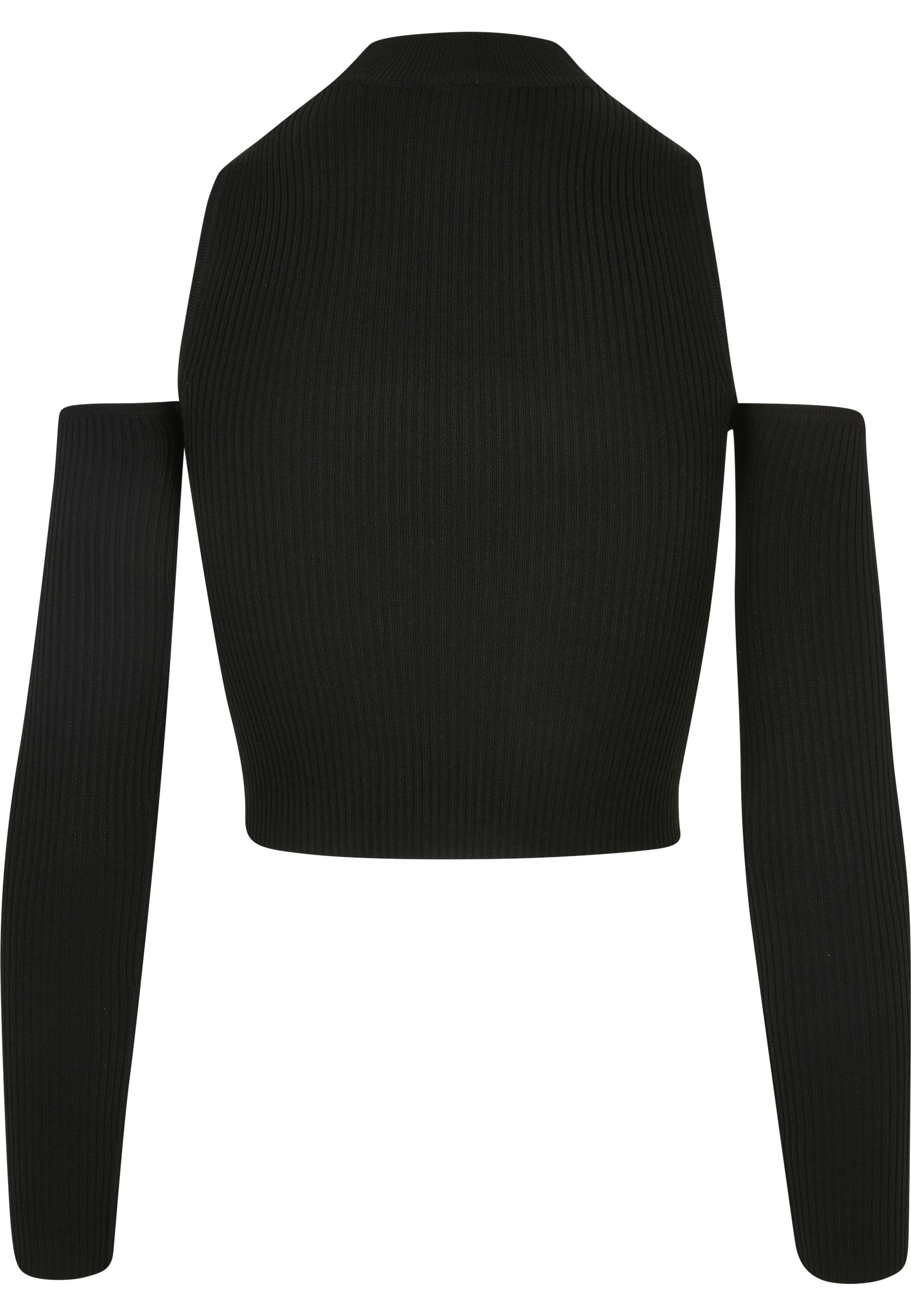 URBAN CLASSICS Fleecepullover "Urban Classics Damen Ladies Rib Knit Cut Out günstig online kaufen