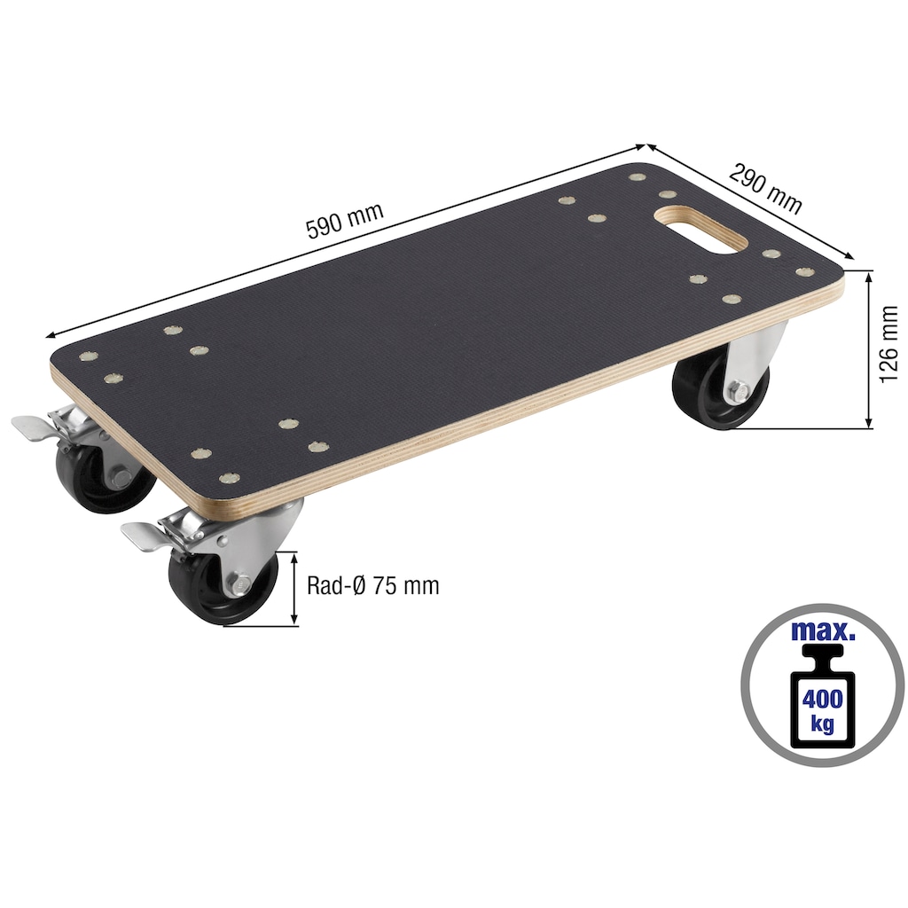 meister Transportroller »Kistenroller / 822000«