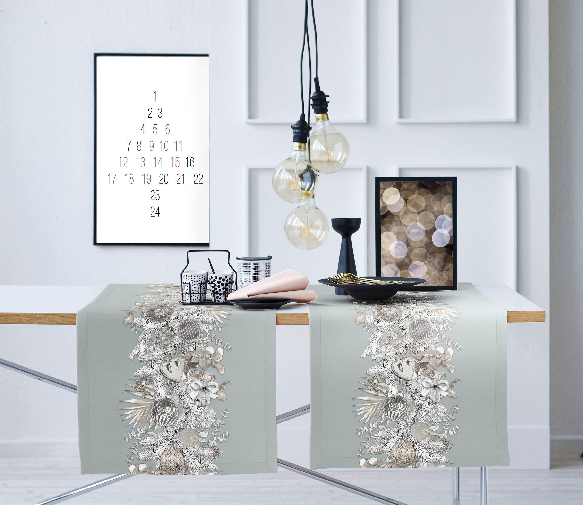 APELT Tischläufer "6304 CHRISTMAS GLAM, Weihnachtsdeko, Weihnachten" Digita günstig online kaufen