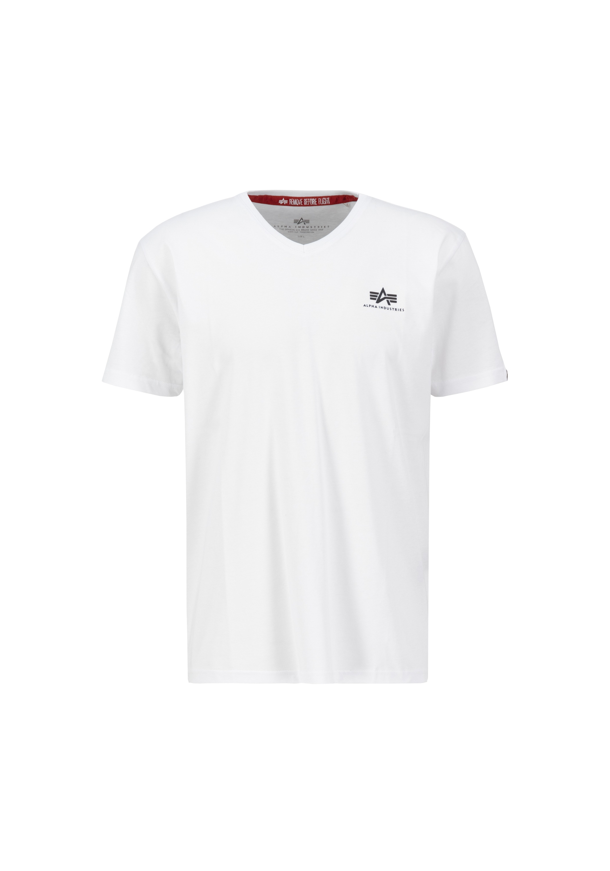 Alpha Industries T-Shirt "Basic V-Neck T-Shirt SL" günstig online kaufen