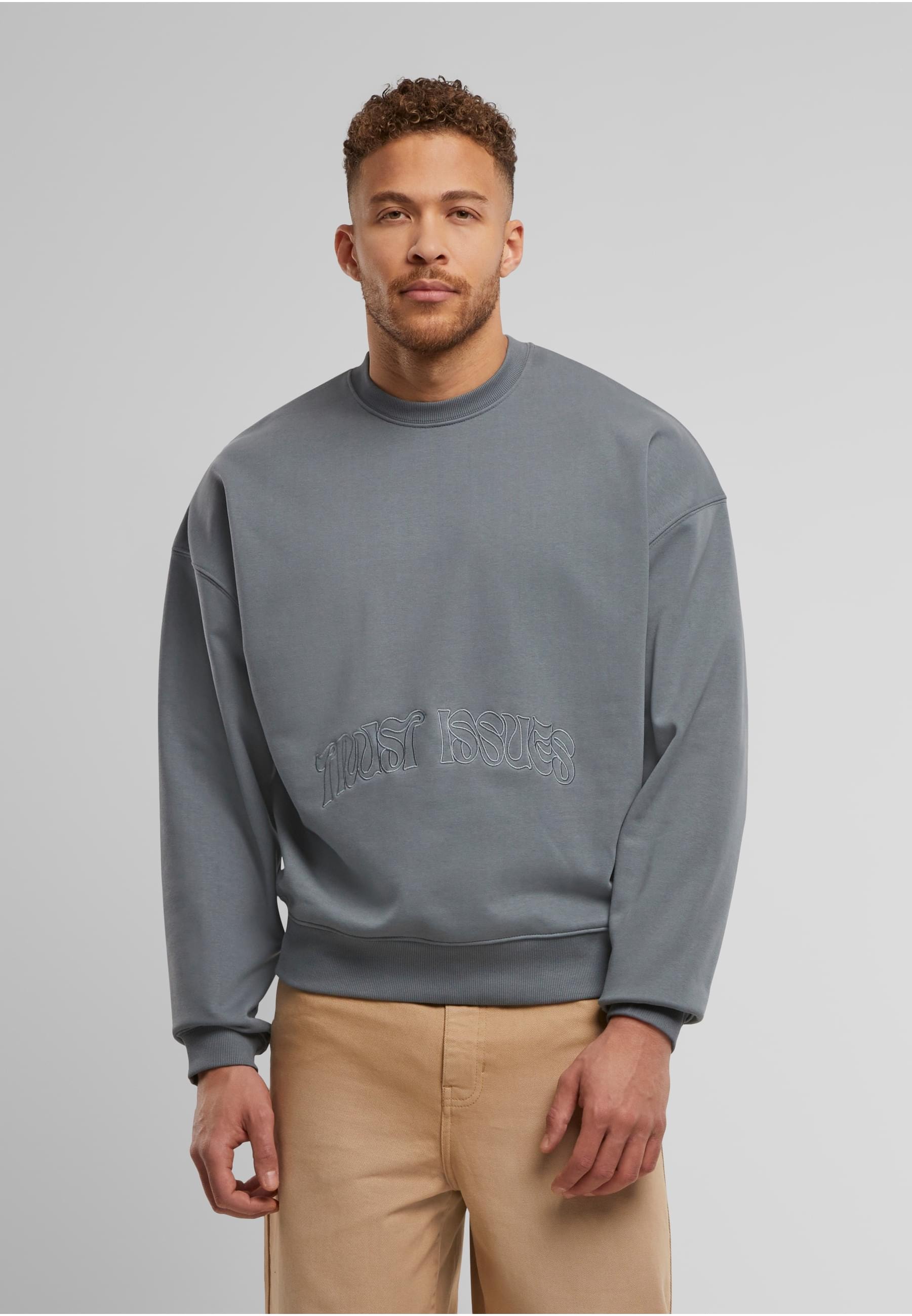 DEF Rundhalspullover »DEF DEF Trust Issues Pullover« 1 Stk.