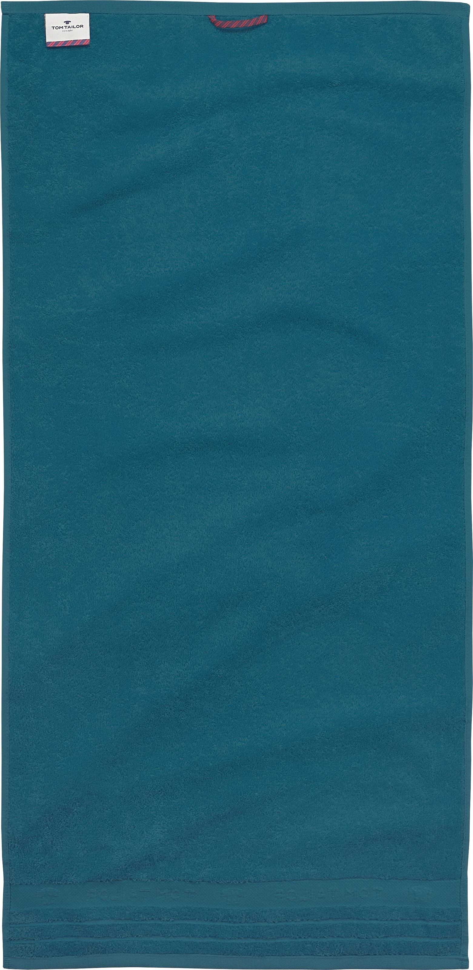TOM TAILOR HOME Handtücher »Color Bath«, (2 St., 2er Set Handtücher 50 x 100 cm), im Set, mit Logo in Bordüre