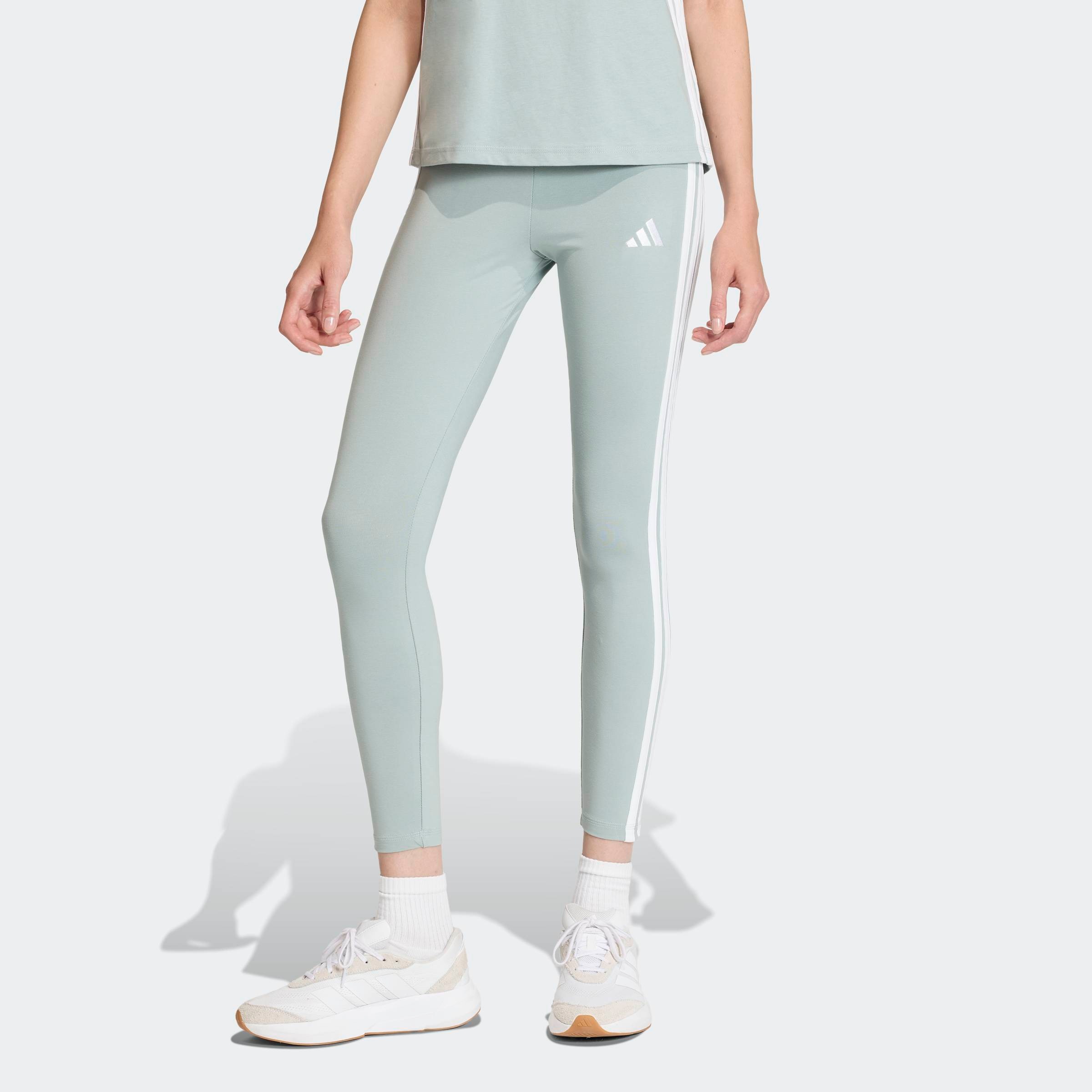 adidas Sportswear Trainingstights "ESSENTIALS 3-STREIFEN COTTON" sportliche günstig online kaufen