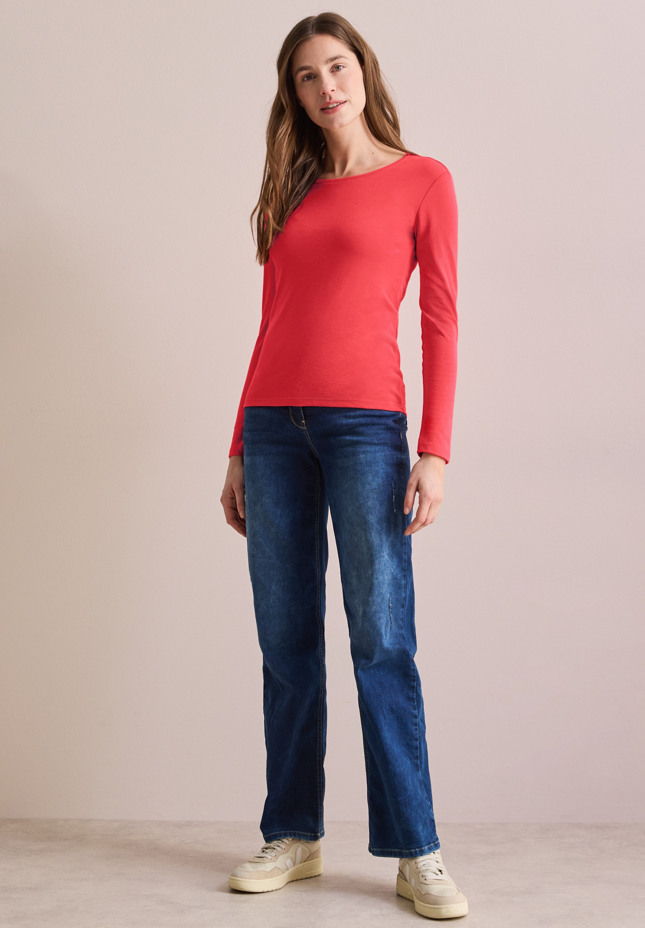Cecil Langarmshirt, aus reiner Baumwolle