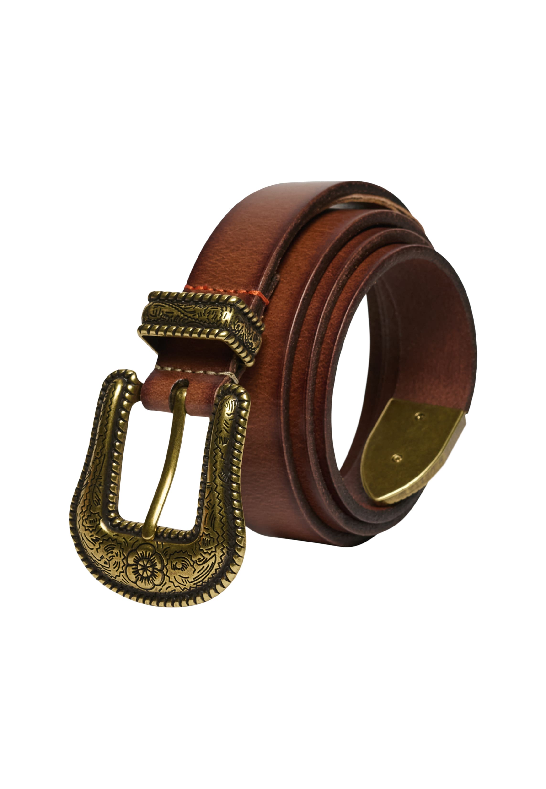 Superdry Ledergürtel "SKINNY WESTERN BELT" aus Büffelleder, mit Casual Passform, unifarbenes Design