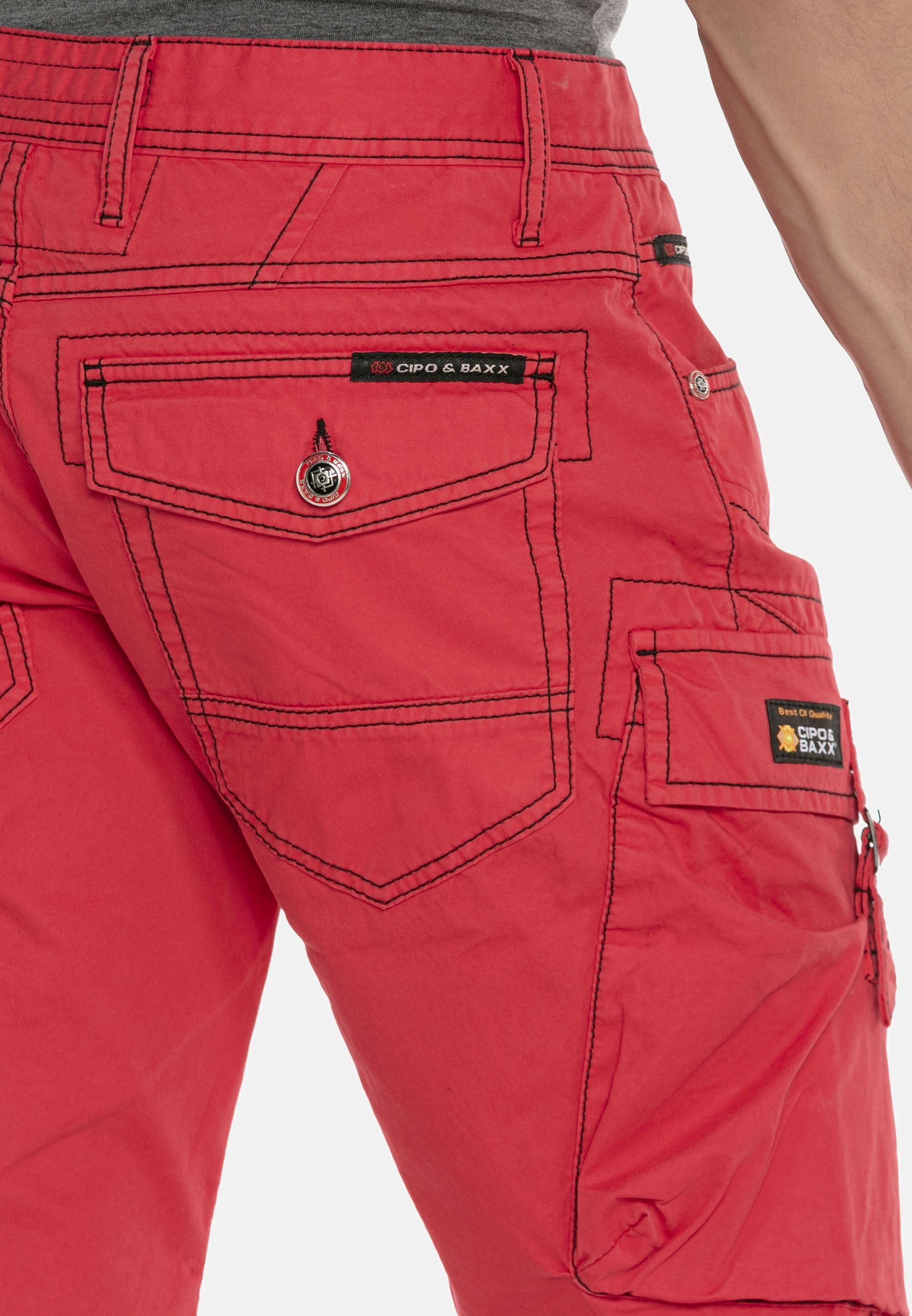 Cipo & Baxx Jeansbermudas »Bermuda & Short«, aus reiner Baumwolle