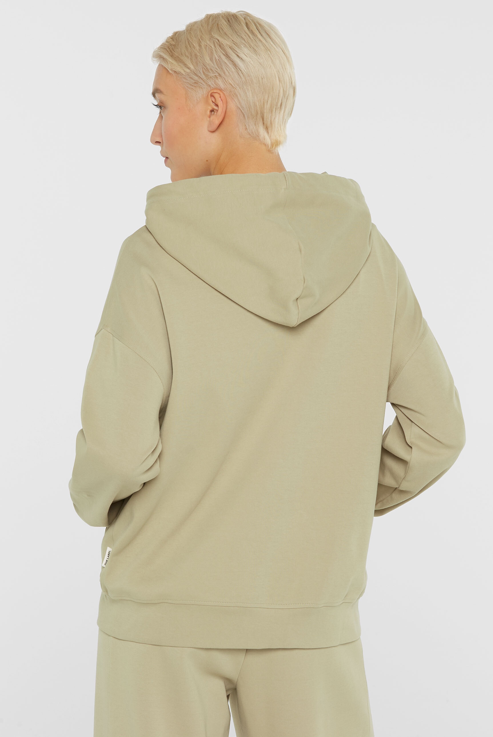 SENSES.THE LABEL Kapuzensweatjacke mit Baumwolle