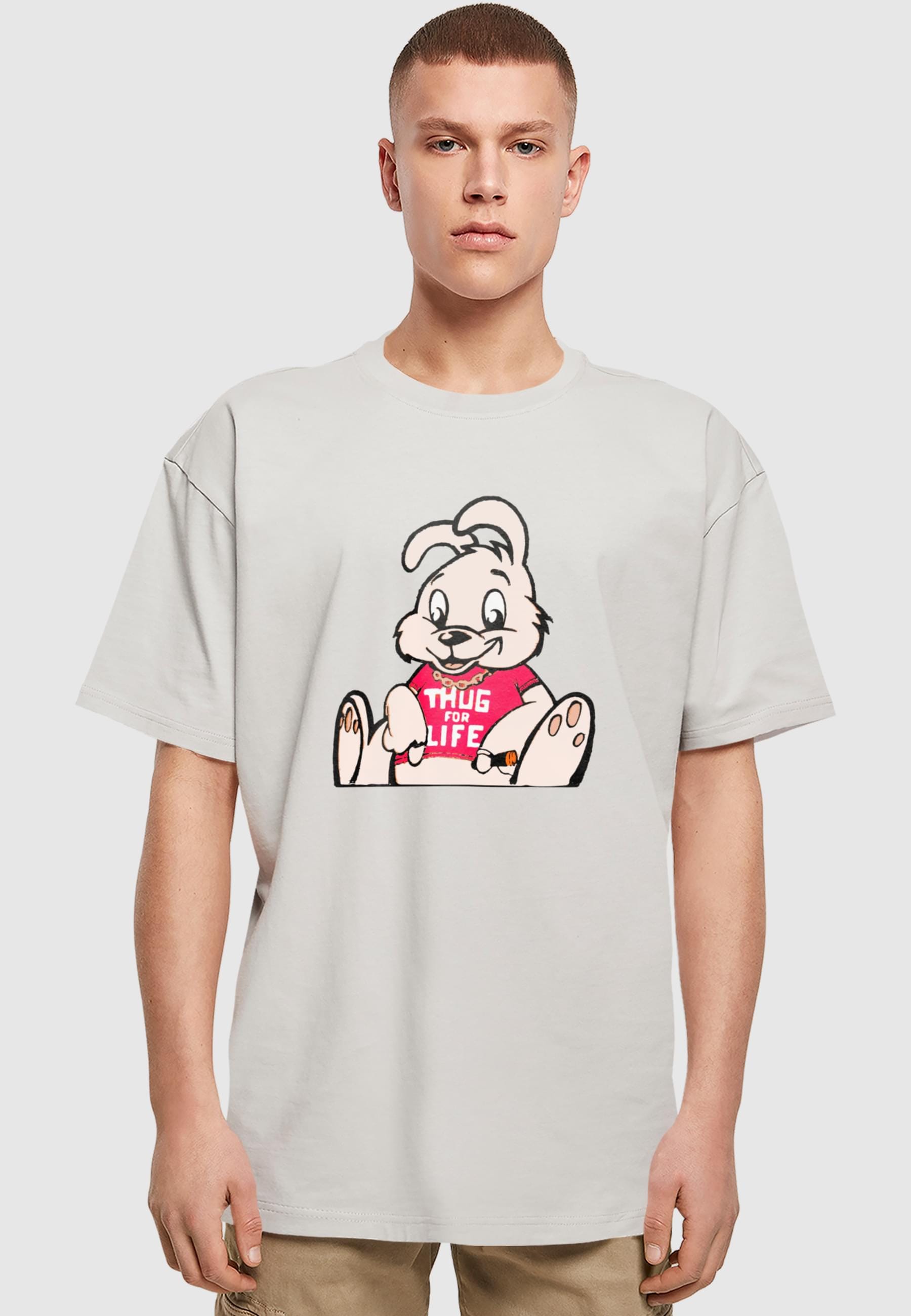 Merchcode T-Shirt »Merchcode Brandalised - Bunny Heavy Oversize Tee«, (1 tlg.)