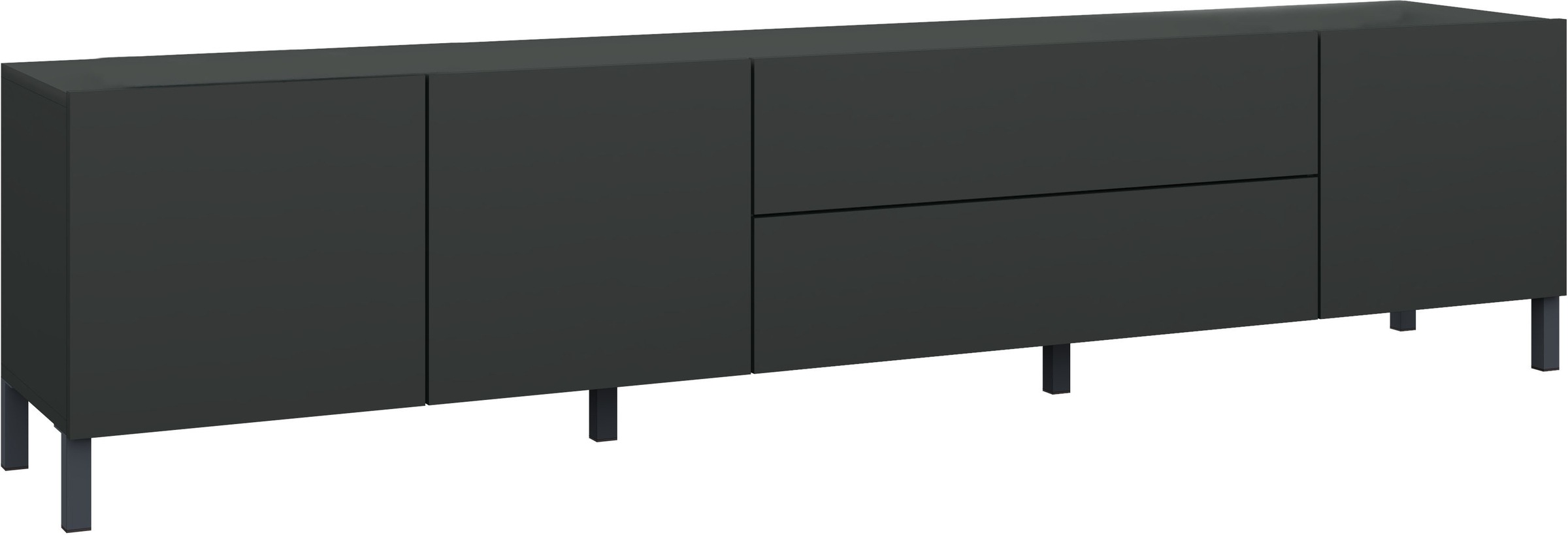 borchardt Möbel Lowboard, Metallfüße, grifflose Optik günstig online kaufen