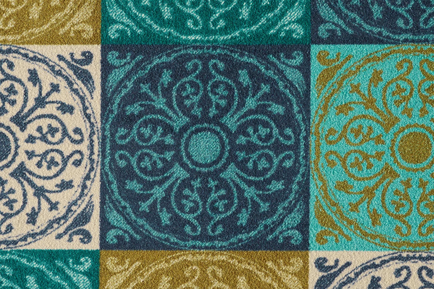 wash+dry by Kleen-Tex Size 1 Doormat Turquoise 40x60 cm 3