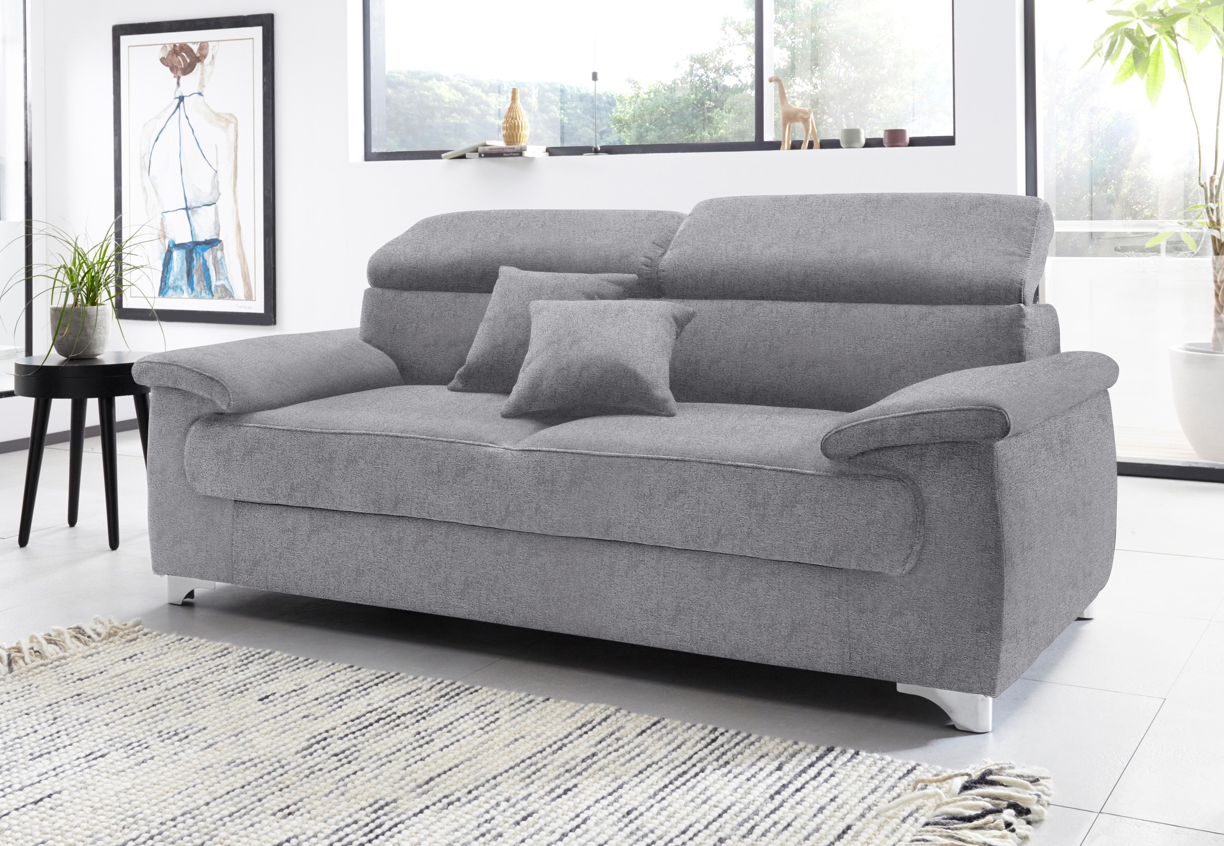 DOMO collection 2,5-Sitzer "Mira inklusive Kopfteilverstellung für mehr Woh günstig online kaufen