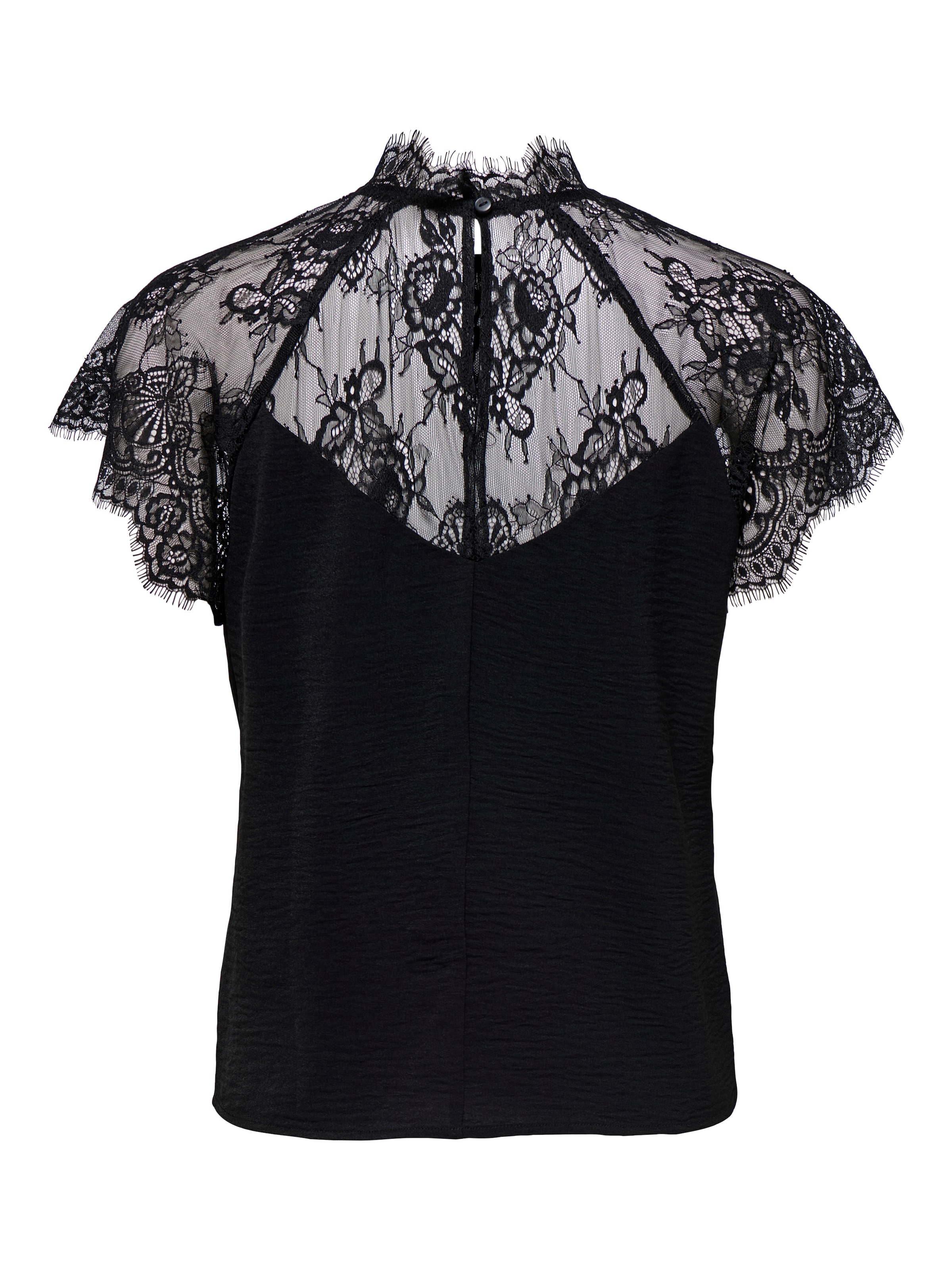 ONLY Spitzenshirt »ONLLIVA S/S LACE TOP EX PTM«