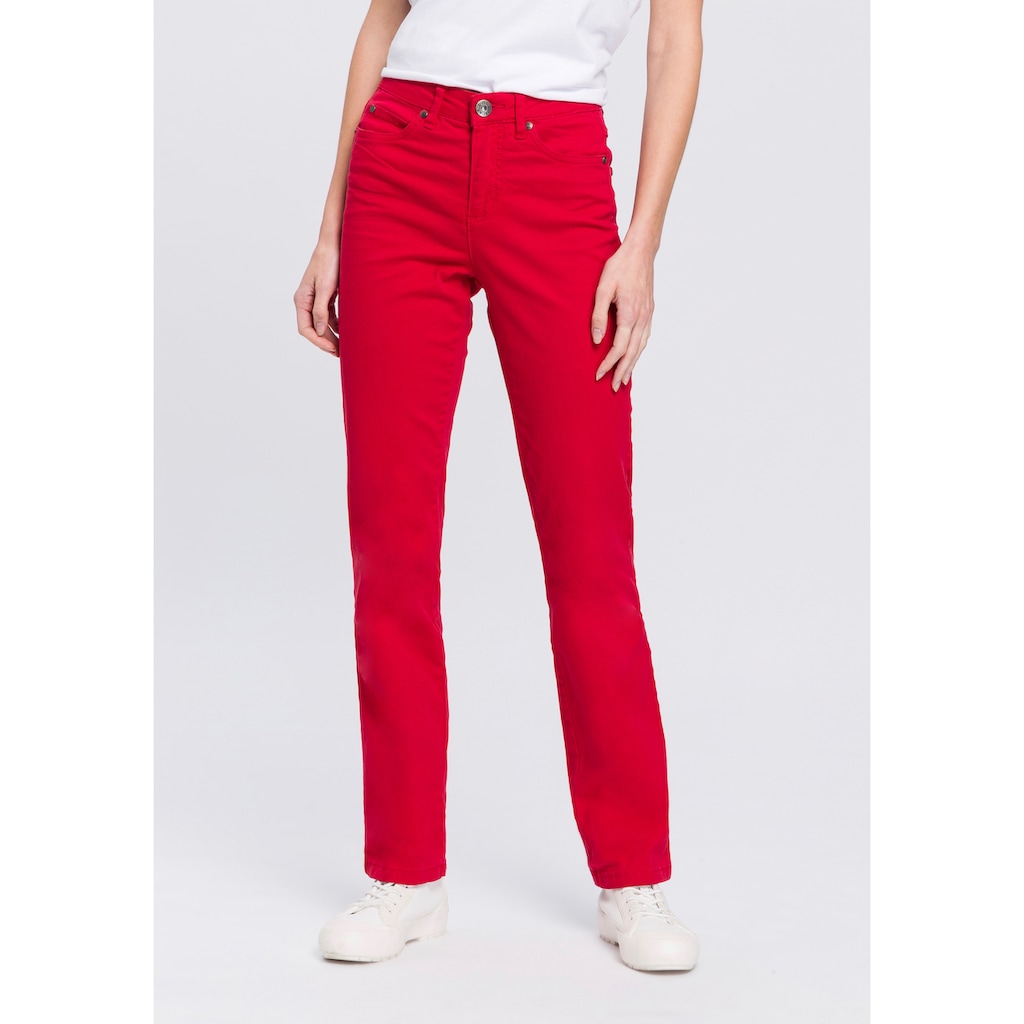 Arizona Gerade Jeans »Comfort-Fit«, High Waist