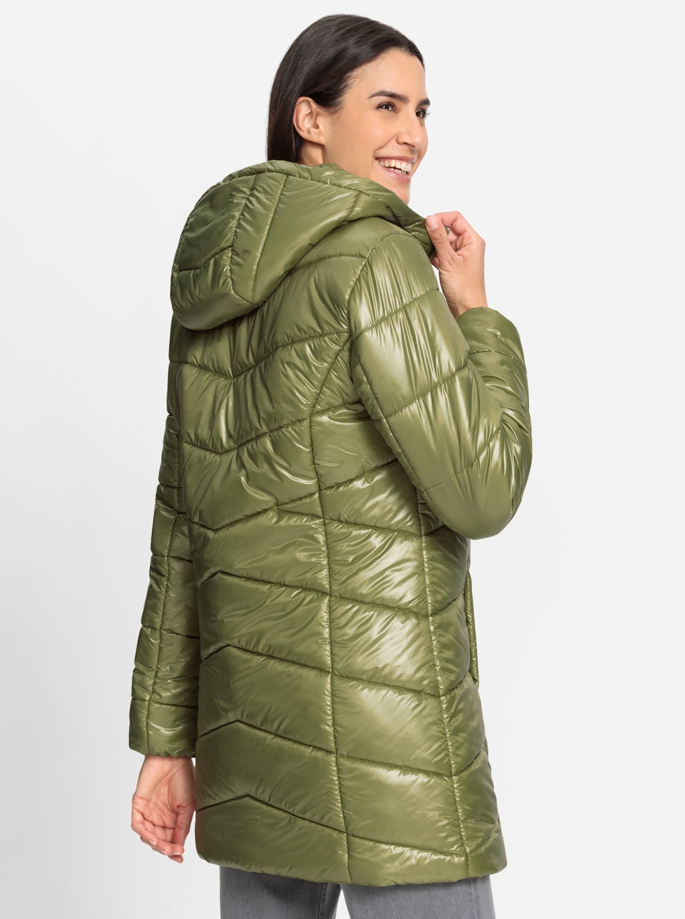 Inspirationen Damen Steppjacke Grün Gr. 44 6