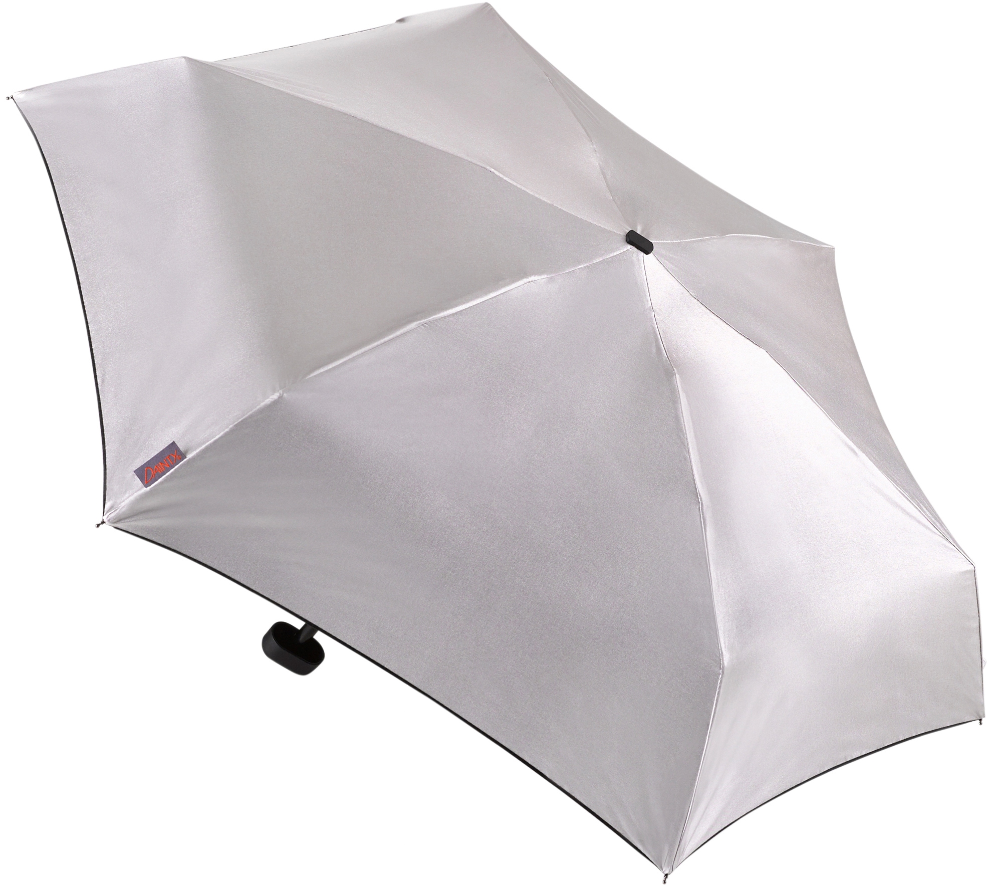 Taschenregenschirm »Dainty, silber«, besonders leicht, super flach und extra klein,...
