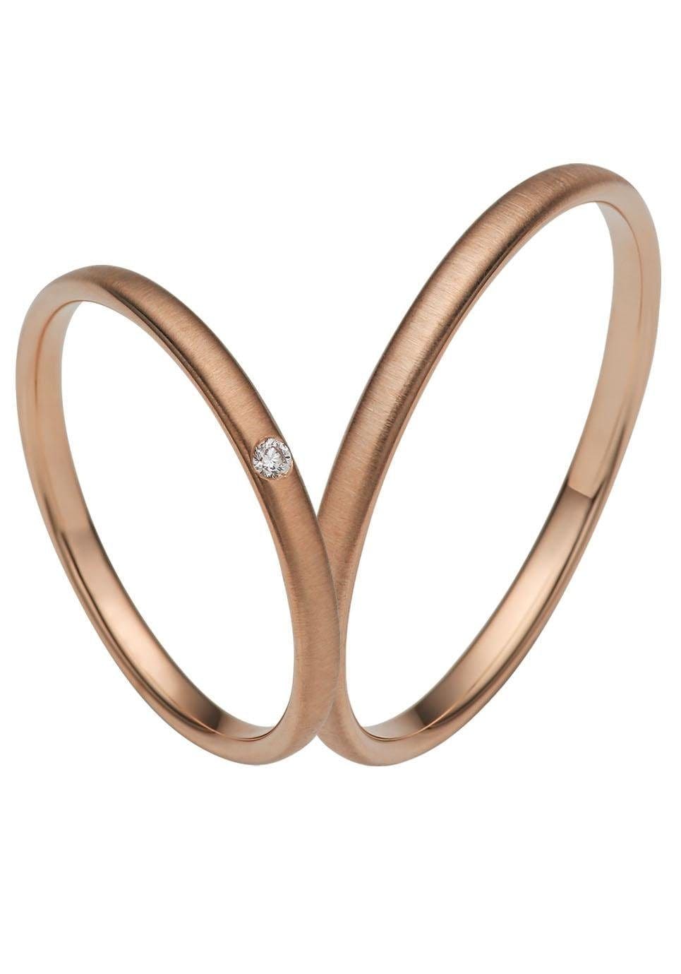 Firetti Wedding Ring Rose Gold 375 Size 68