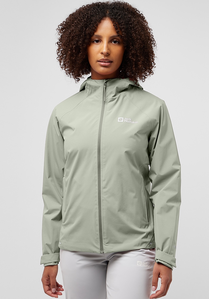 Jack Wolfskin Funktionsjacke "PRELIGHT 2L INS JKT W" mit Kapuze wasserdicht, winddicht, mit Kapuze