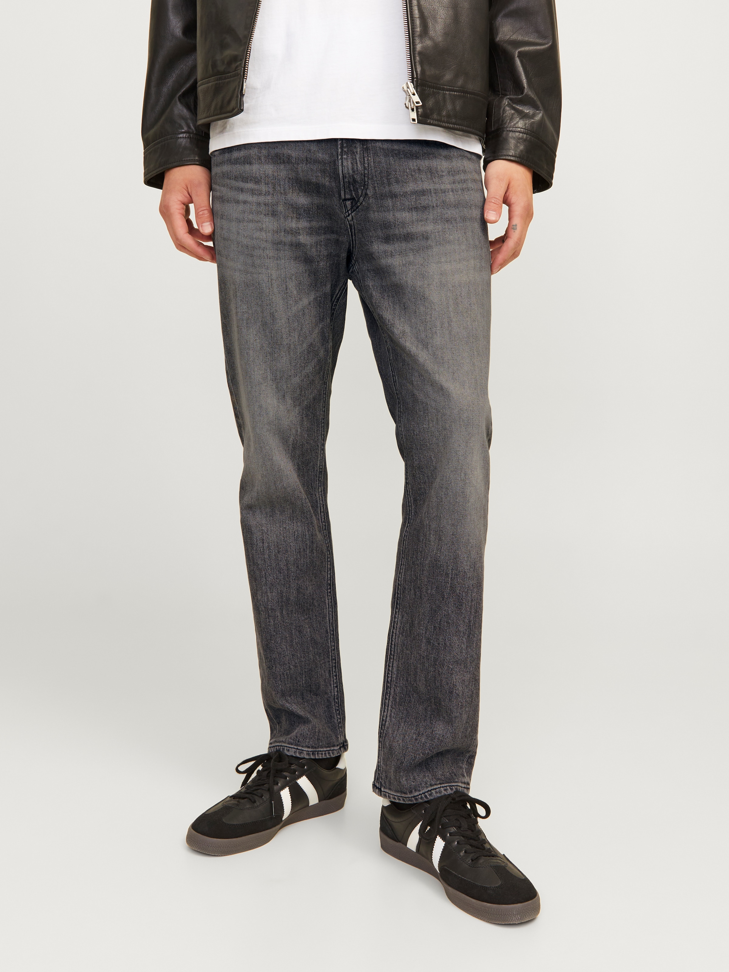 Jack & Jones Regular-fit-Jeans "JJICLARK im Used-Look, Stretchkomfort und n günstig online kaufen