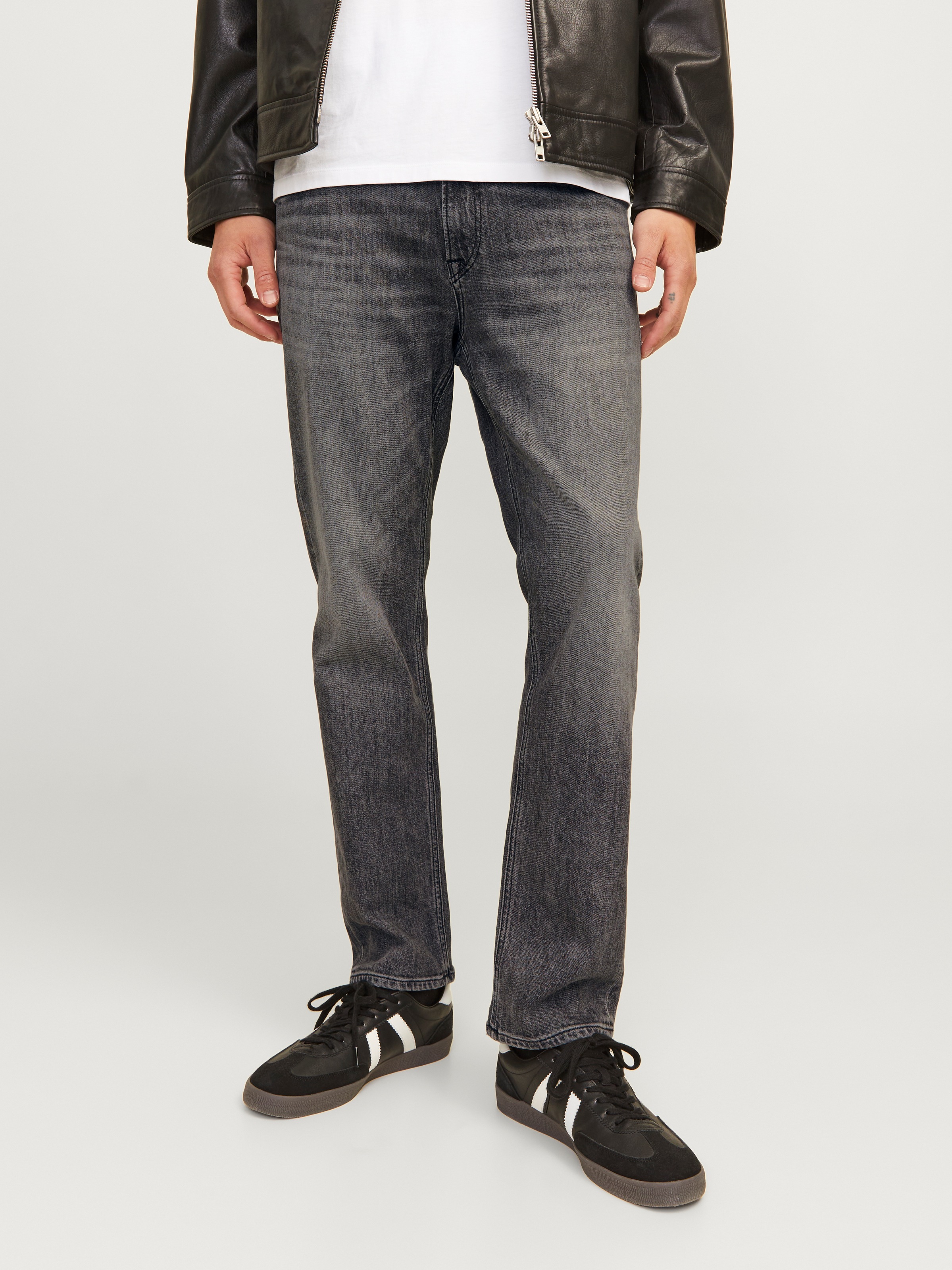 Jack & Jones Regular-fit-Jeans "JJICLARK im Used-Look, Stretchkomfort und n günstig online kaufen