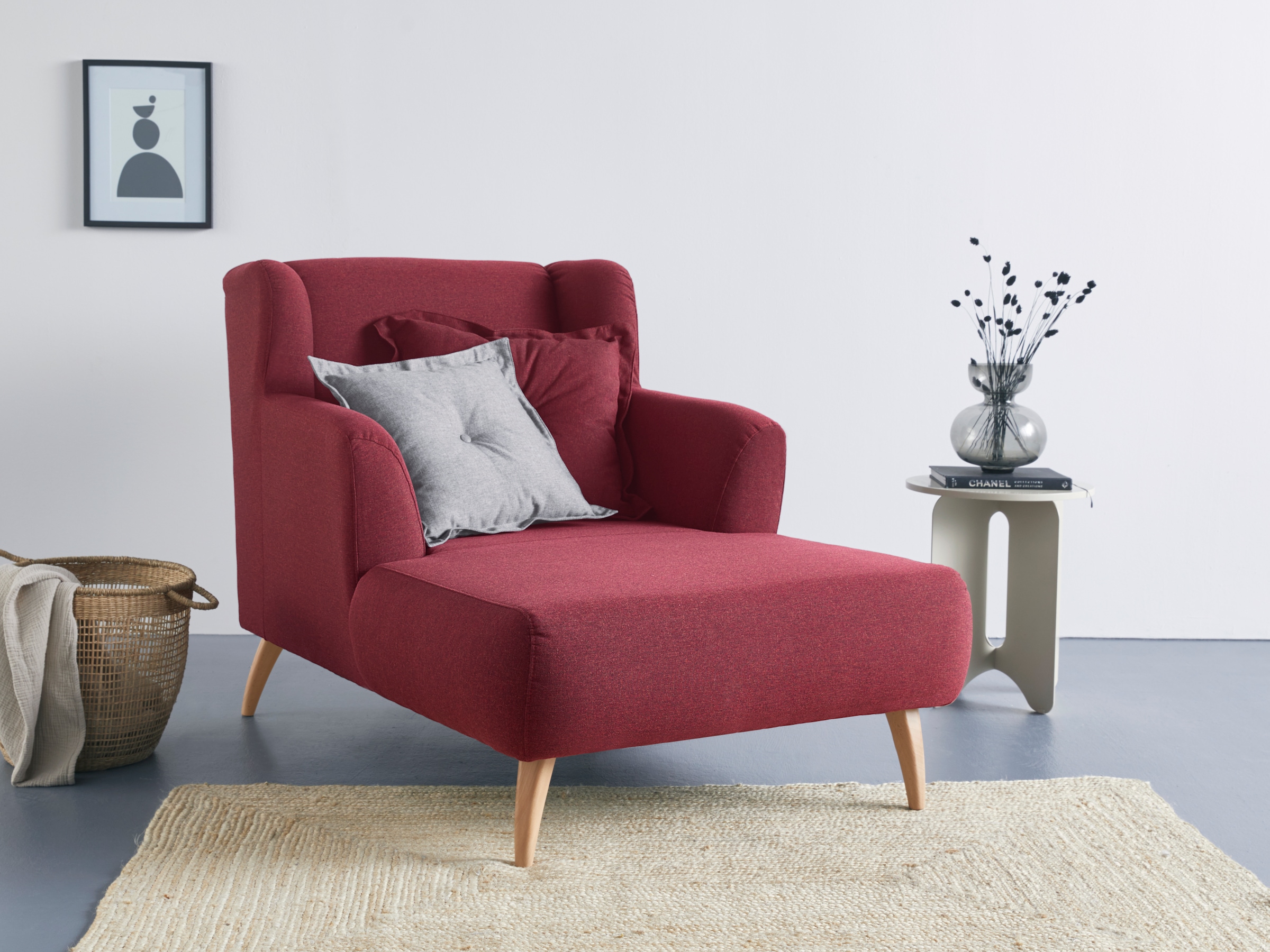 Home affaire Loveseat "Baggio Kuschel Mega Lounge Big Sessel" günstig online kaufen