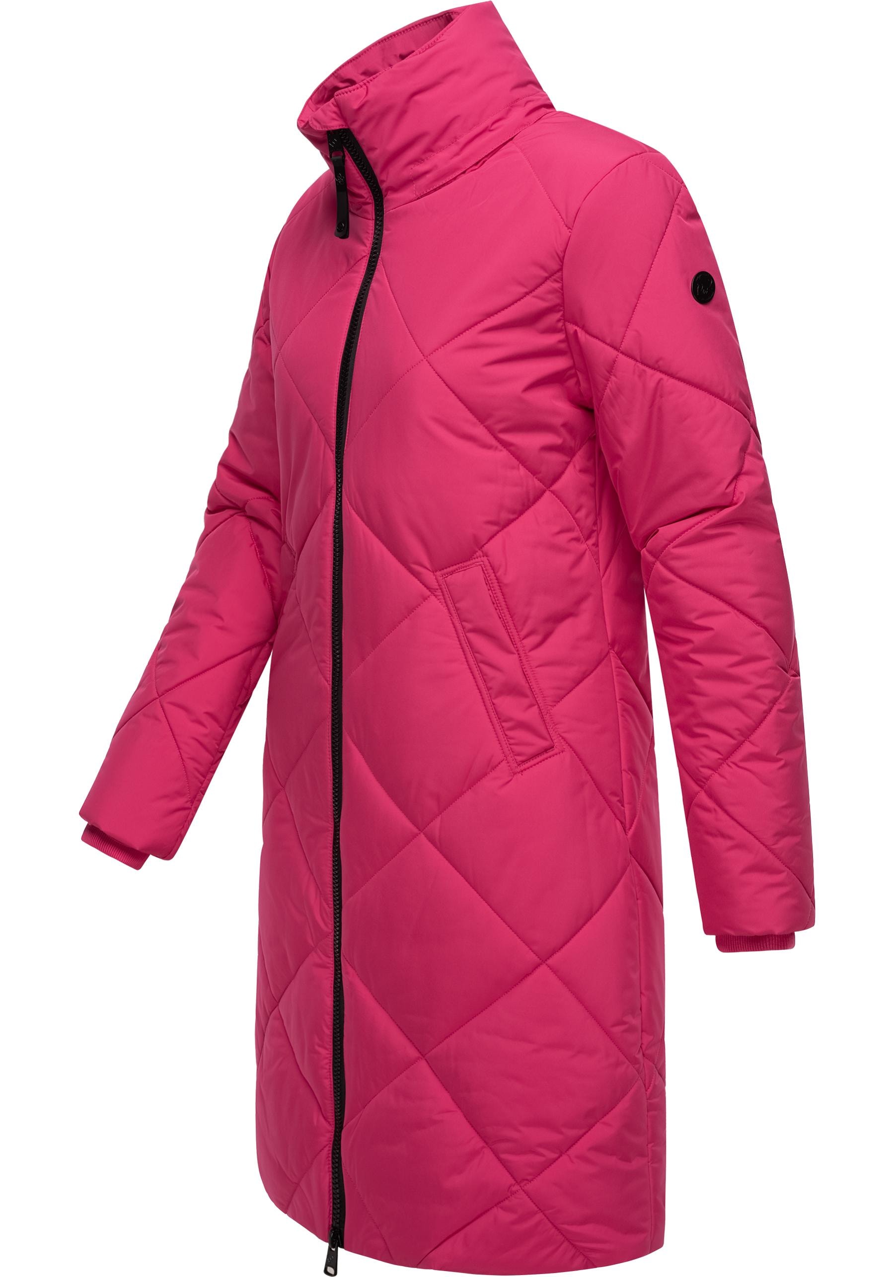 Ragwear Steppmantel »Rebela«, stylischer Winterparka mit abnehmbarer Kapuze