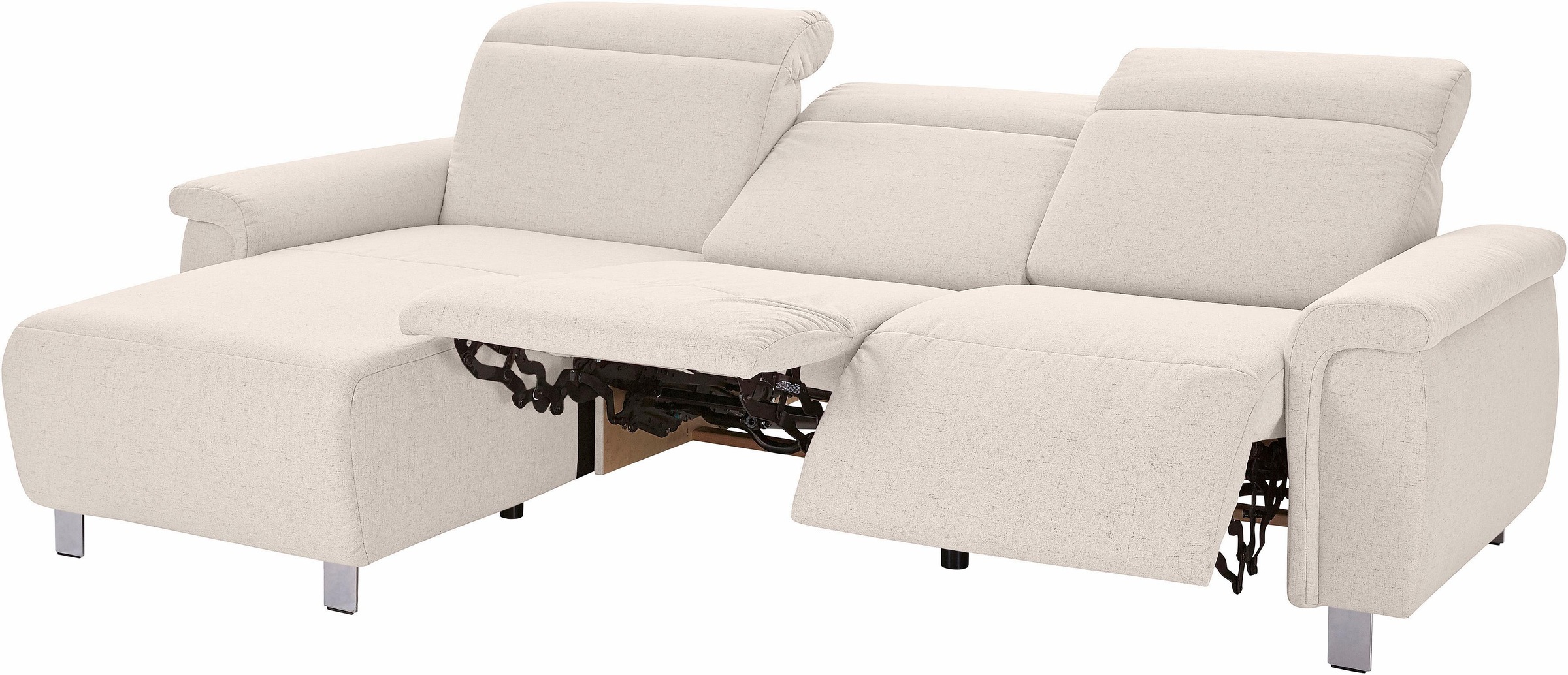 sit&more Ecksofa »Township L-Form«, wahlweise mit elektrischer Wallfree-Funktion