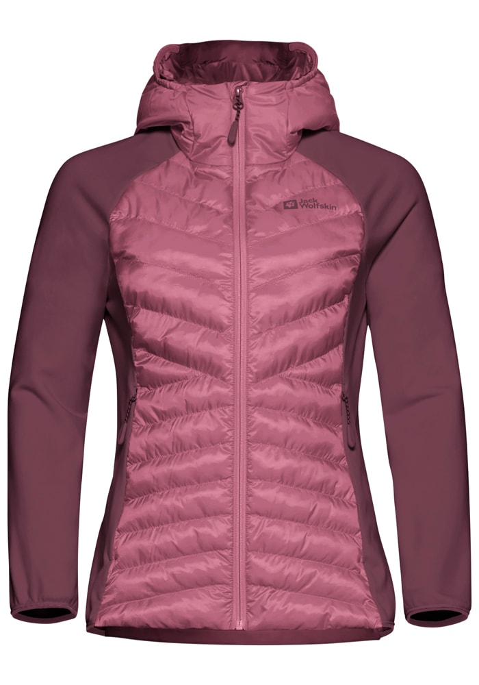 Jack Wolfskin Hybridjacke »ROUTEBURN PRO HYBRID W«, mit Kapuze