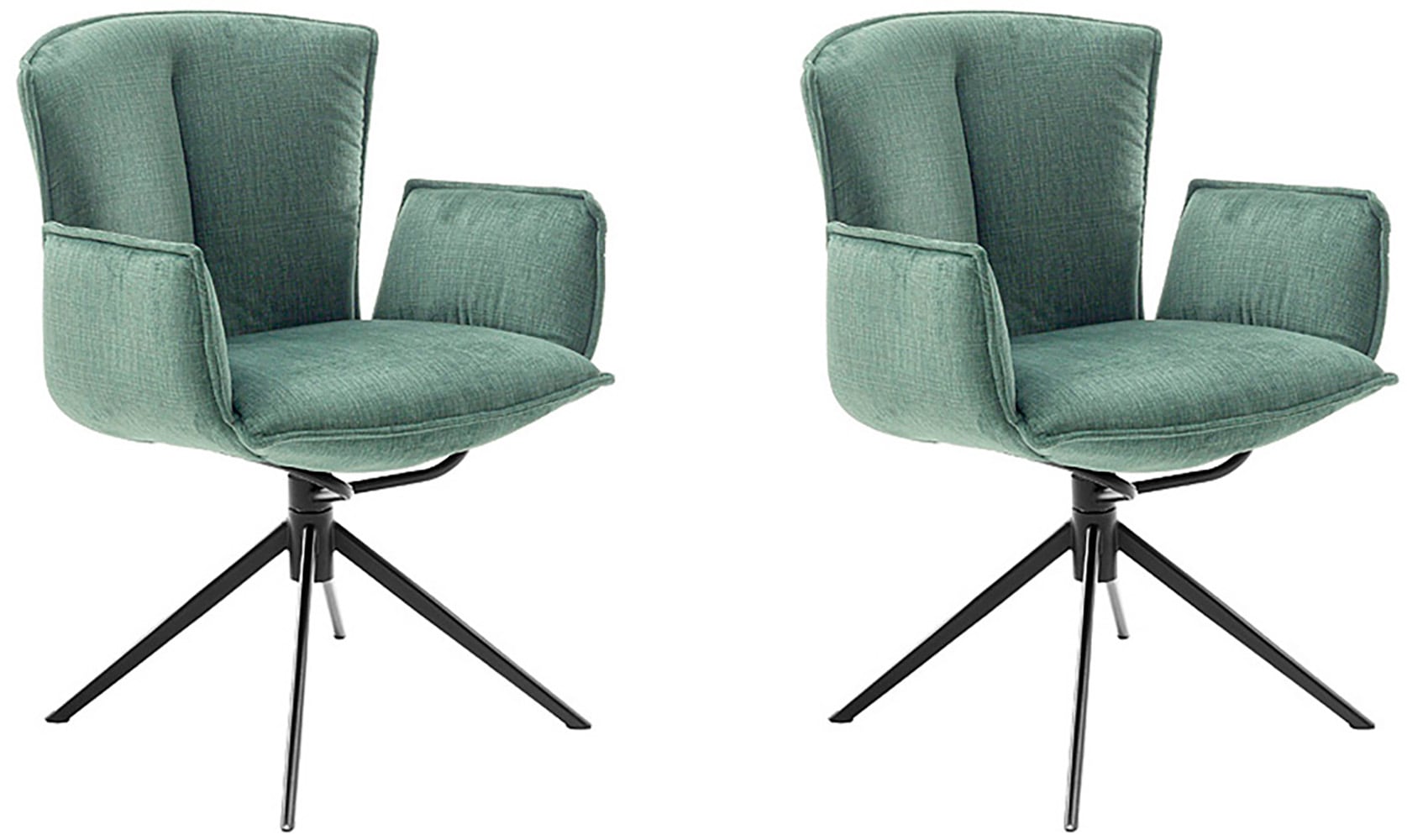 MCA furniture 4-Fußstuhl "NALON Esszimmerstuhl (2er Set) - Stuhl" (Set) 2 S günstig online kaufen