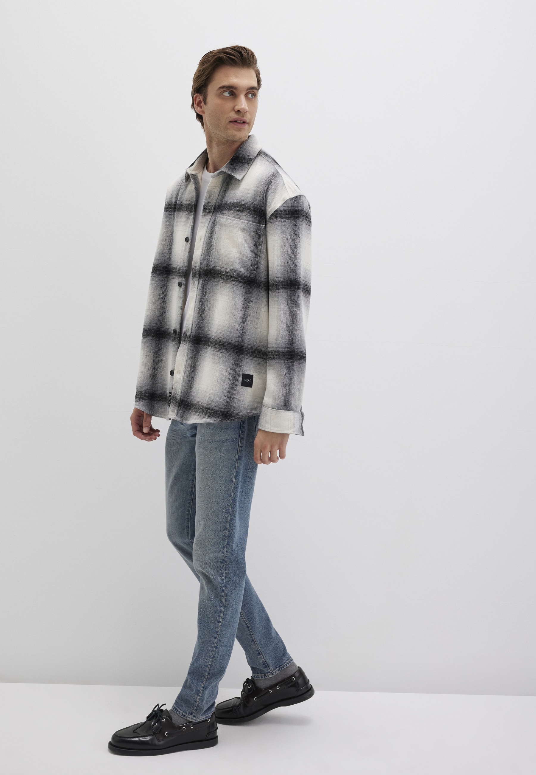 Thumbnail - Mavi Langarmhemd "CHECK SHIRT" Karo Overshirt