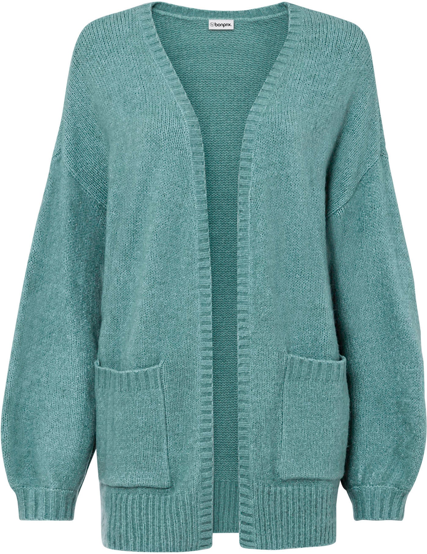 bonprix Strickjacke »Oversize-Strickjacke« Oversize-Passform, mit aufgesetzten Taschen