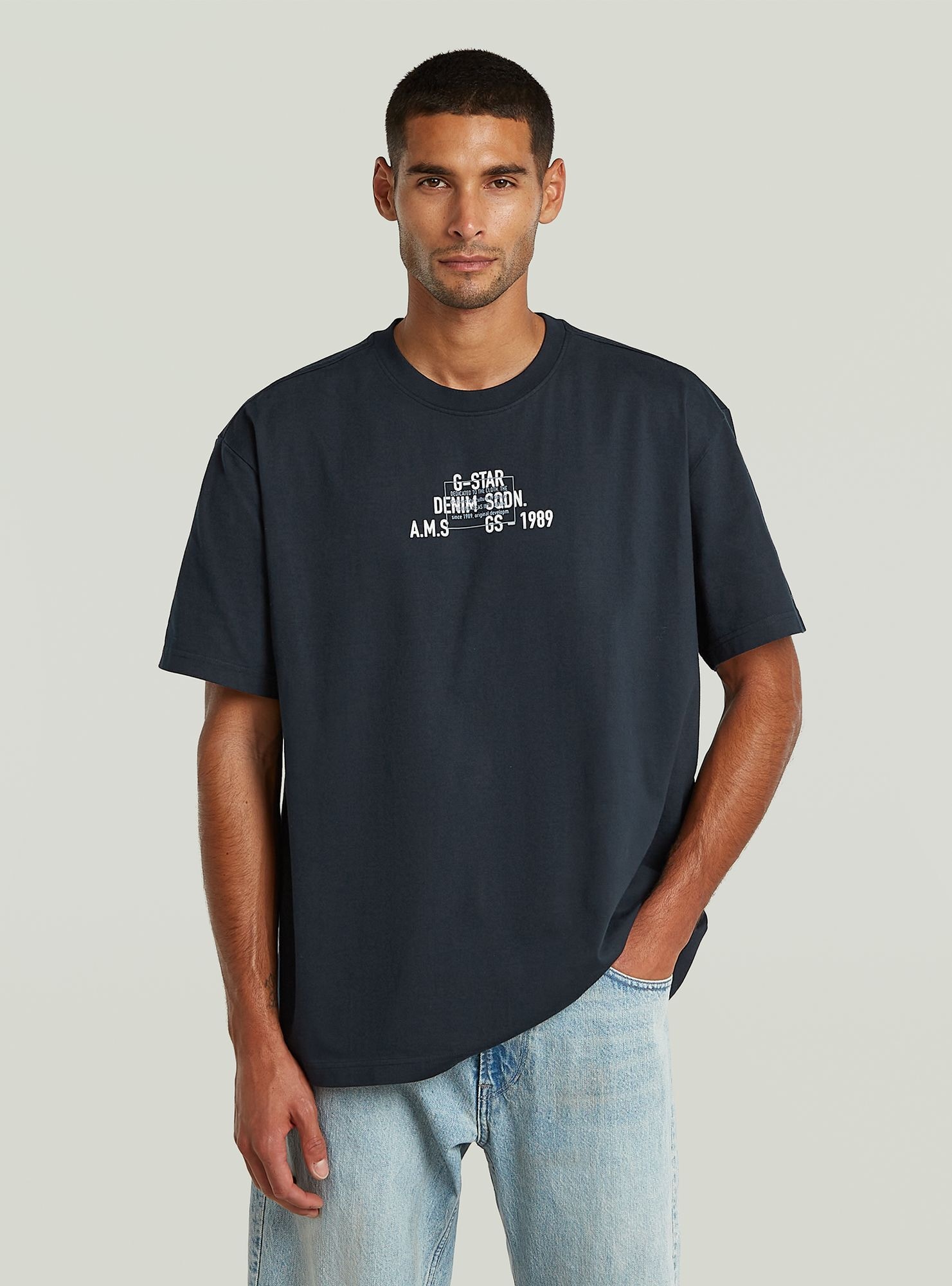 G-STAR T-Shirt "Multi Technique Graphic Relaxed T-Shirt"