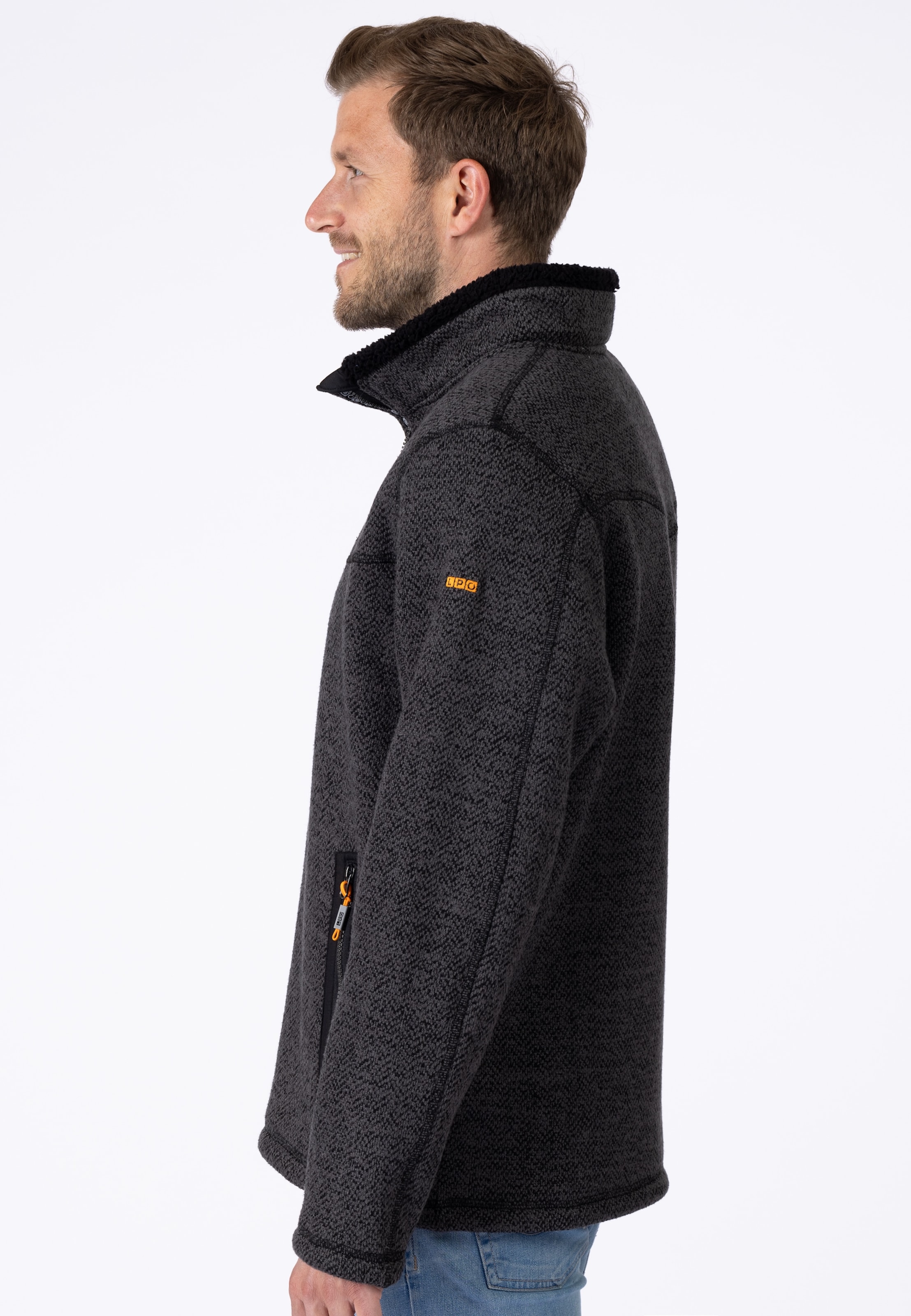 LPO Fleecejacke »James« mit Double-Face Fleece