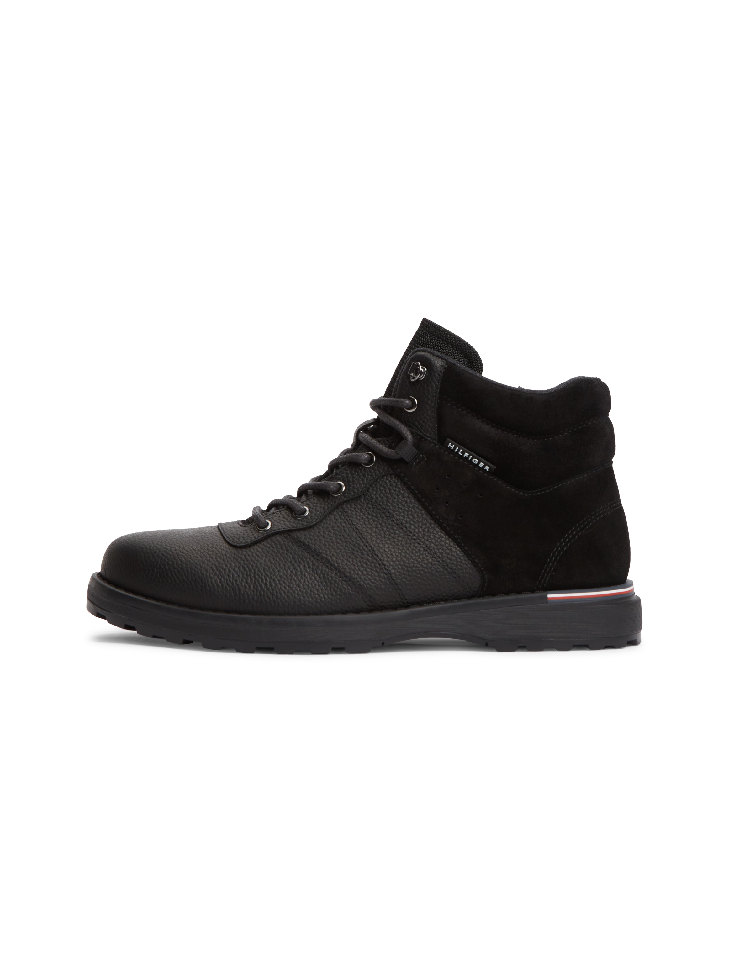 Tommy Hilfiger Schnürboots »CORPORATE OUTDOOR WARM LTH BOOT«  Schnürstiefelette mit weich gepolstertem Schaftrand