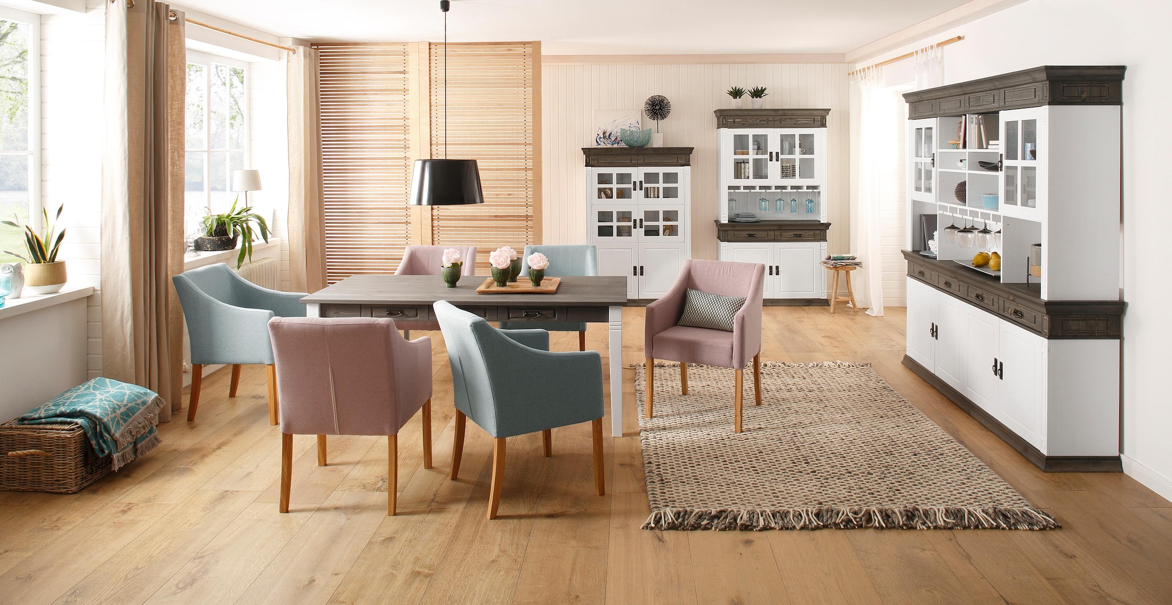 Home affaire Sideboard »Vinales«, Kommode im klassischen Landhausstil, Breite 202 cm