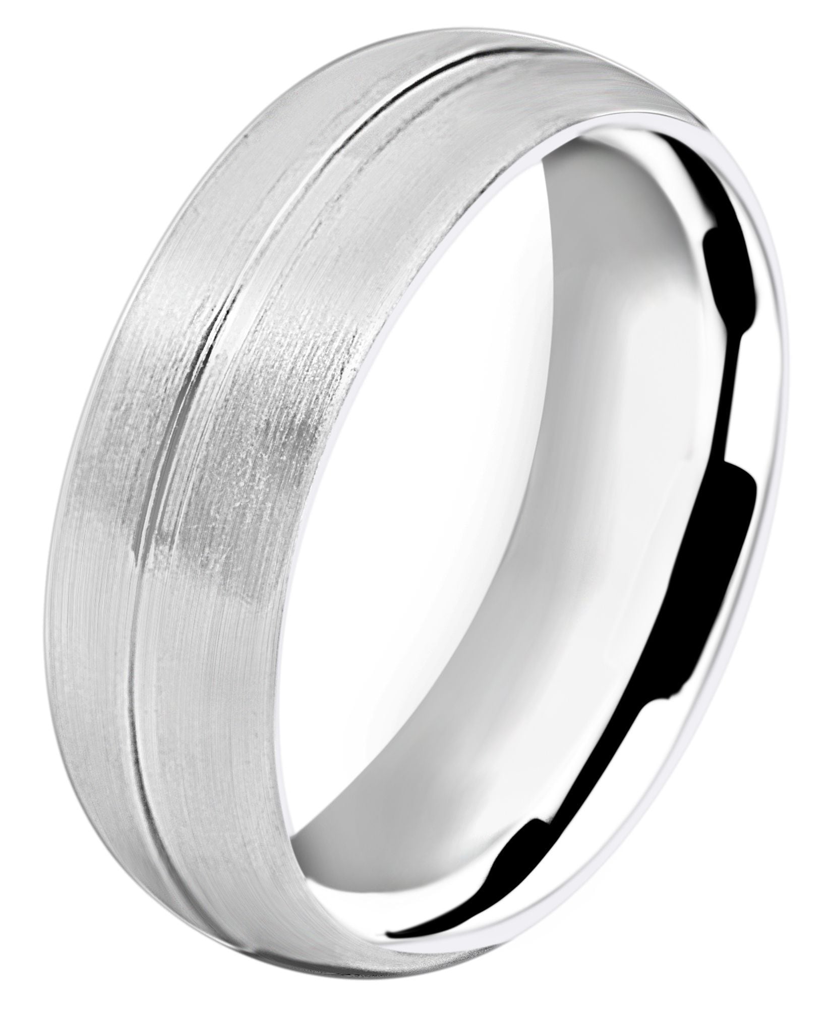 Adelia's Men's Ring Stainless Steel Silver Size 66